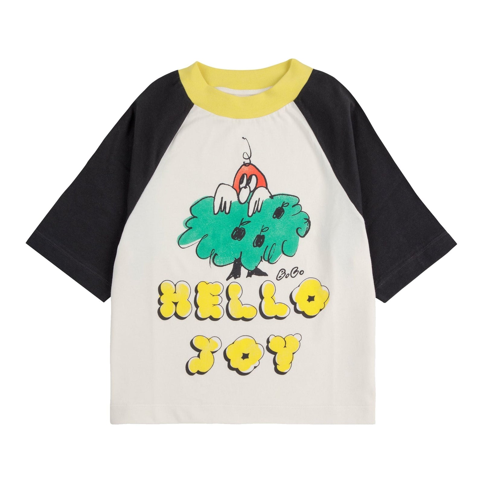 Hello Joy Ranglan Sleeves T-Shirt
