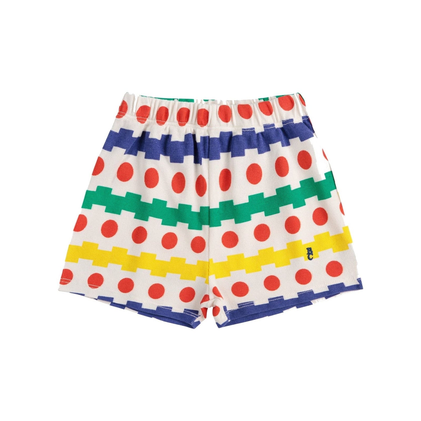 Geometric All Over Waffle Shorts