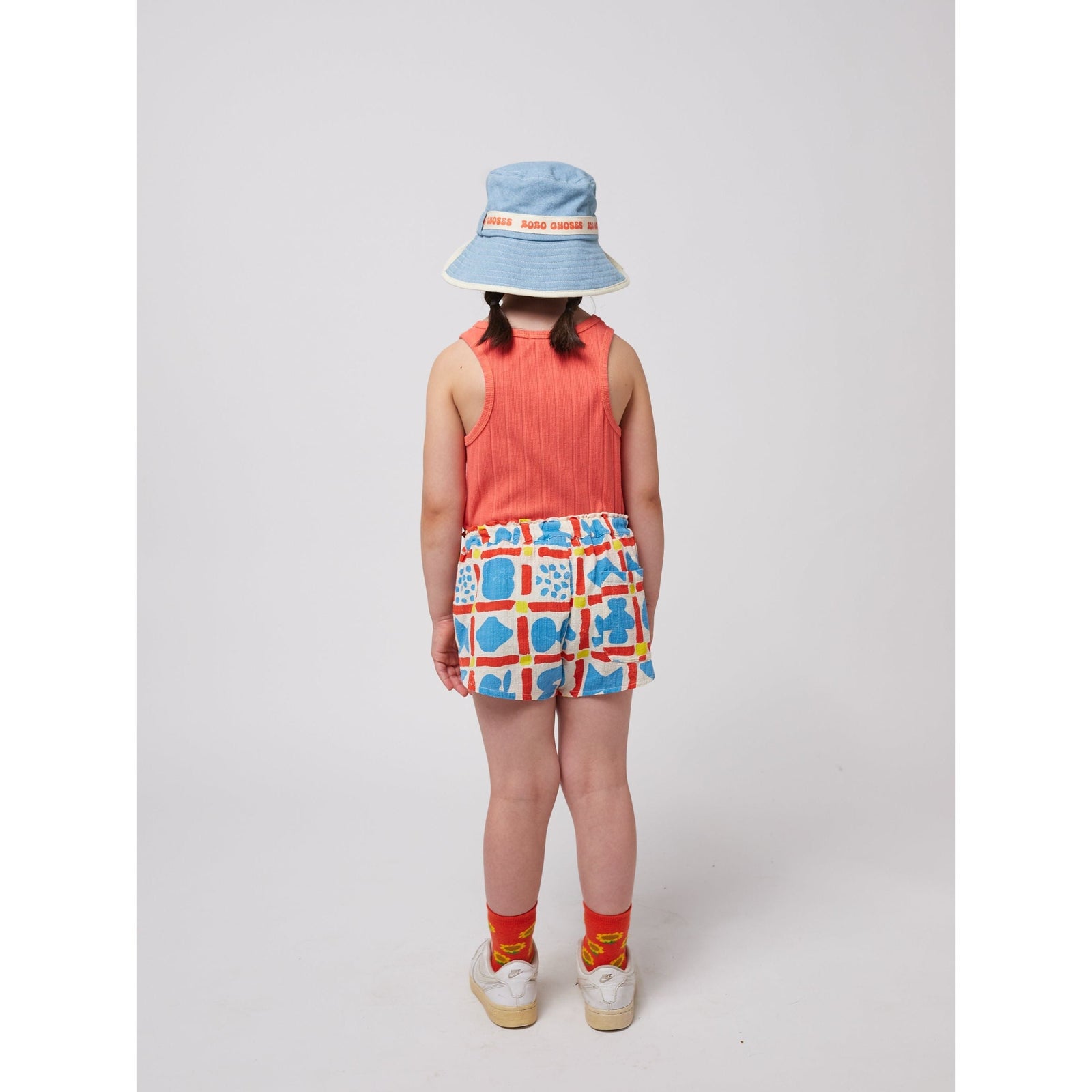Geometric Game All Over Woven Girl Shorts