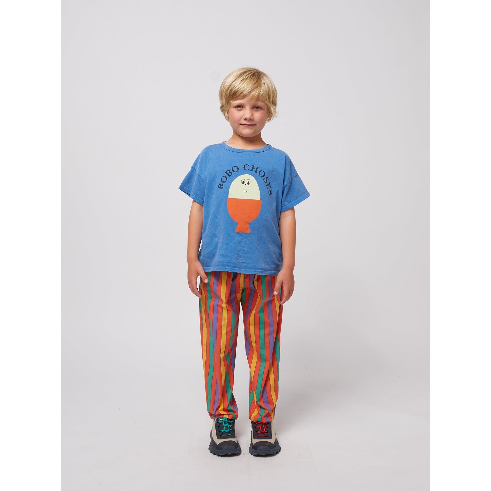 Multicolor Stripes Woven Pants