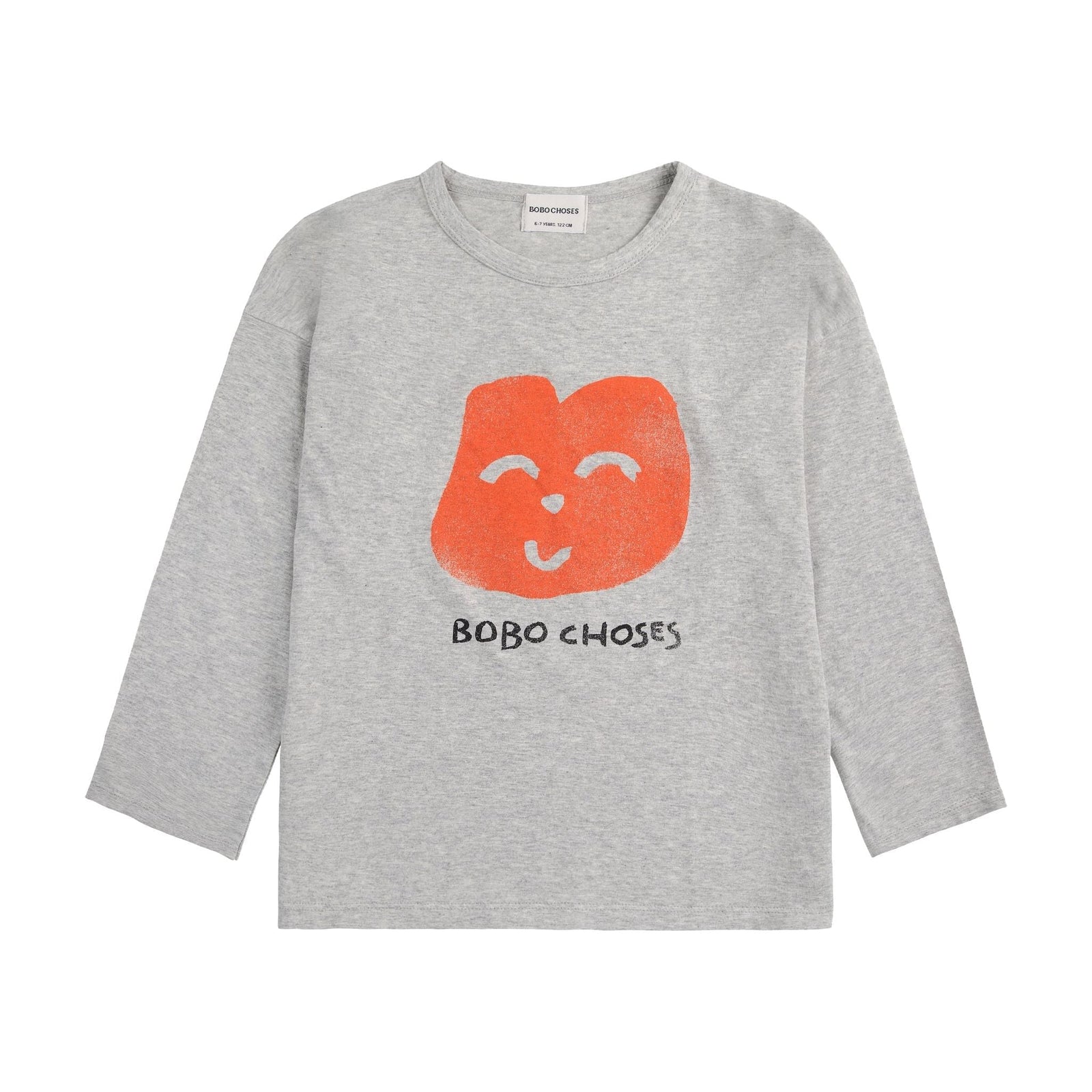 Joyful Face T-Shirt - Grey