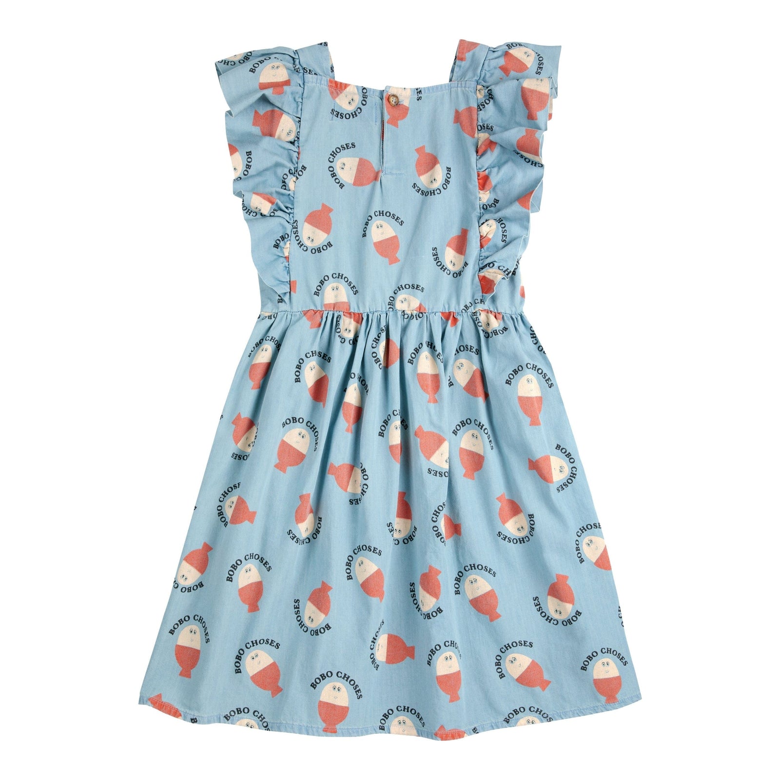 Morning Egg All Over Ruffle Dress