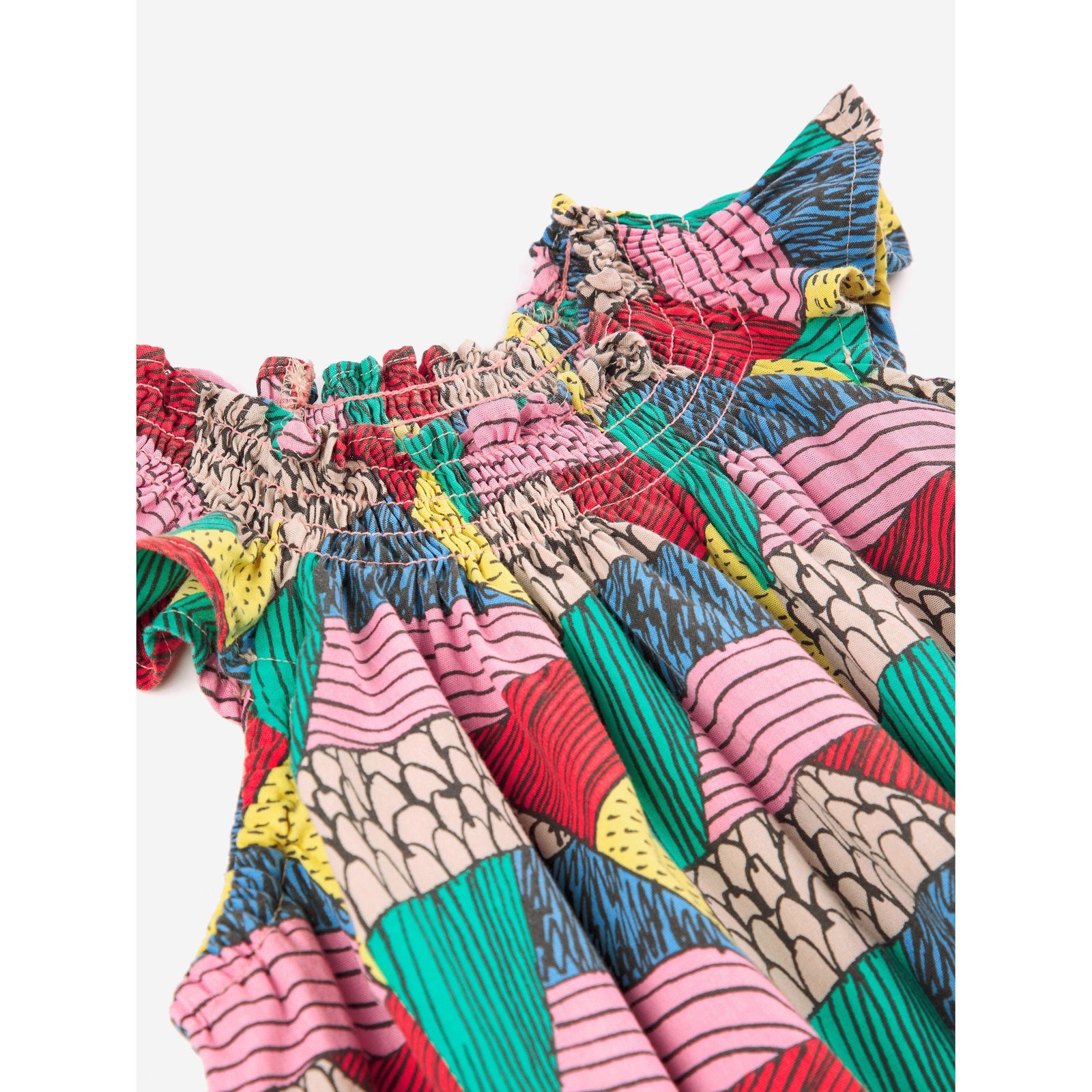 Prisma All Over Ruffled Woven Dress