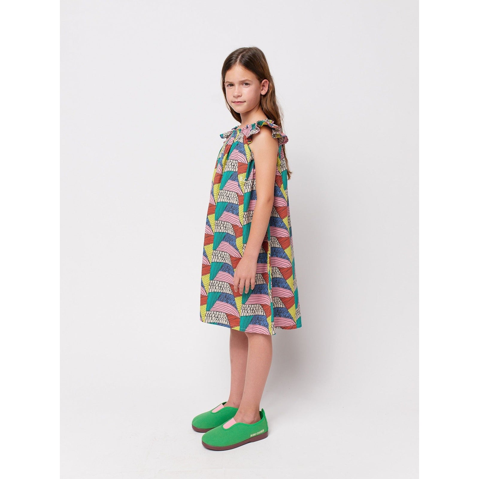 Prisma All Over Ruffled Woven Dress
