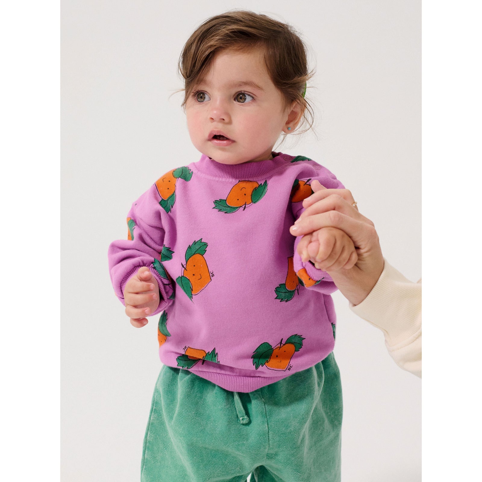 Tangerine All Over Sweatshirt