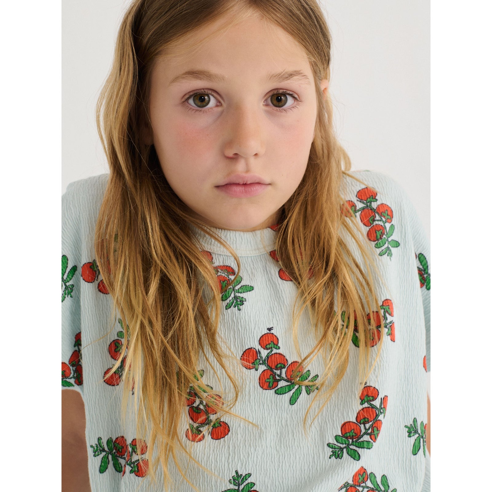 Juicy Tomatoes All Over Cropped T-Shirt