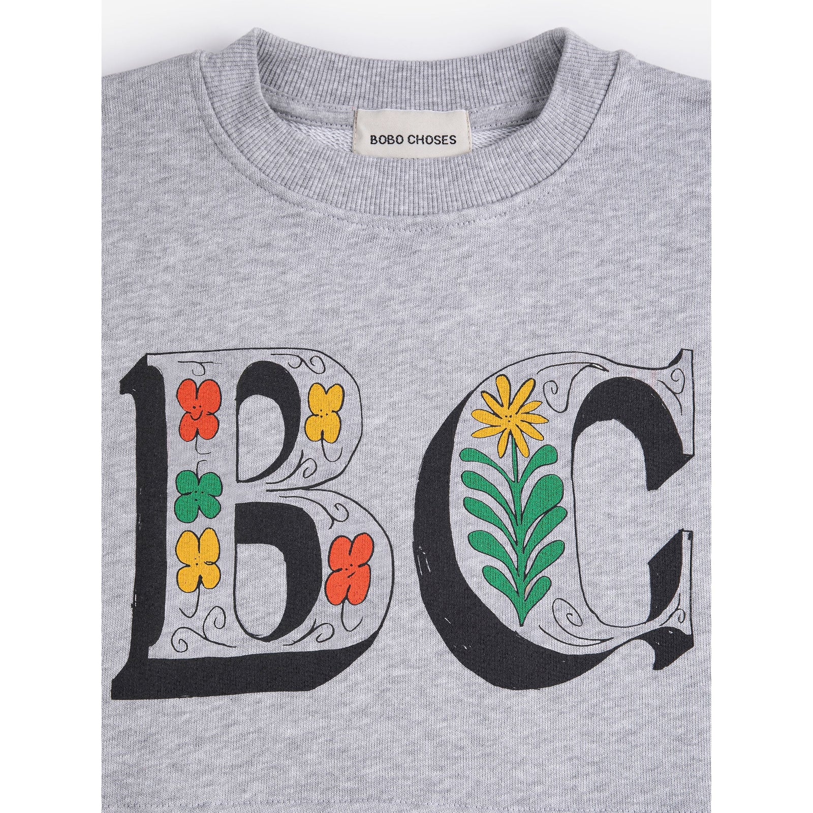 Spring Letters Cropped Sweatshirt