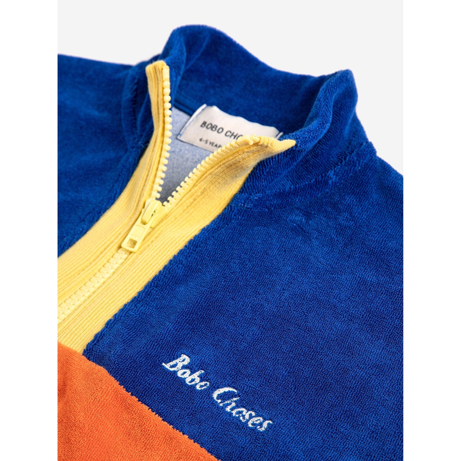 Bobo Choses Color Block Zipped Sweatshirt