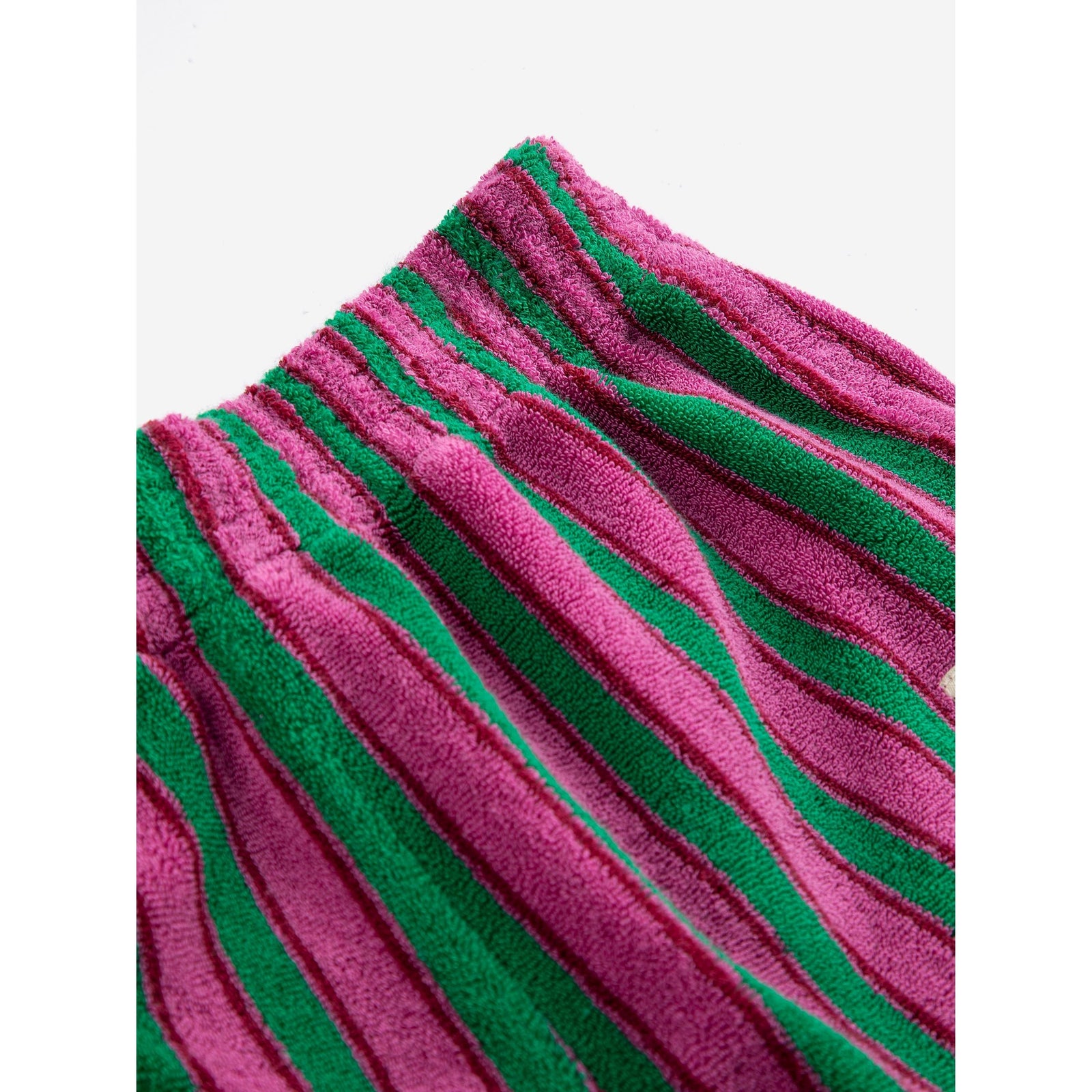 Striped Terry Cloth Shorts