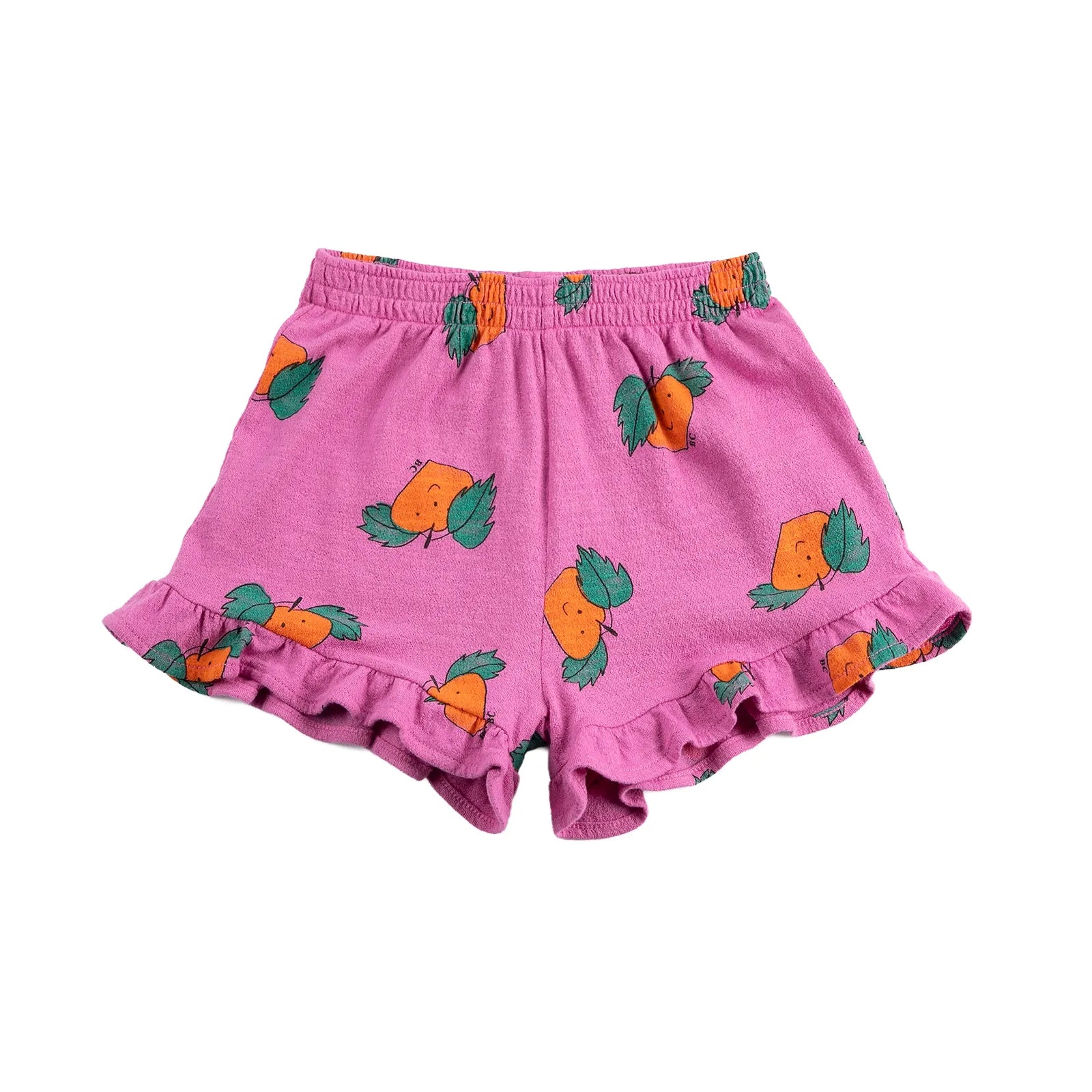 Tangerine All Over Ruffled Shorts