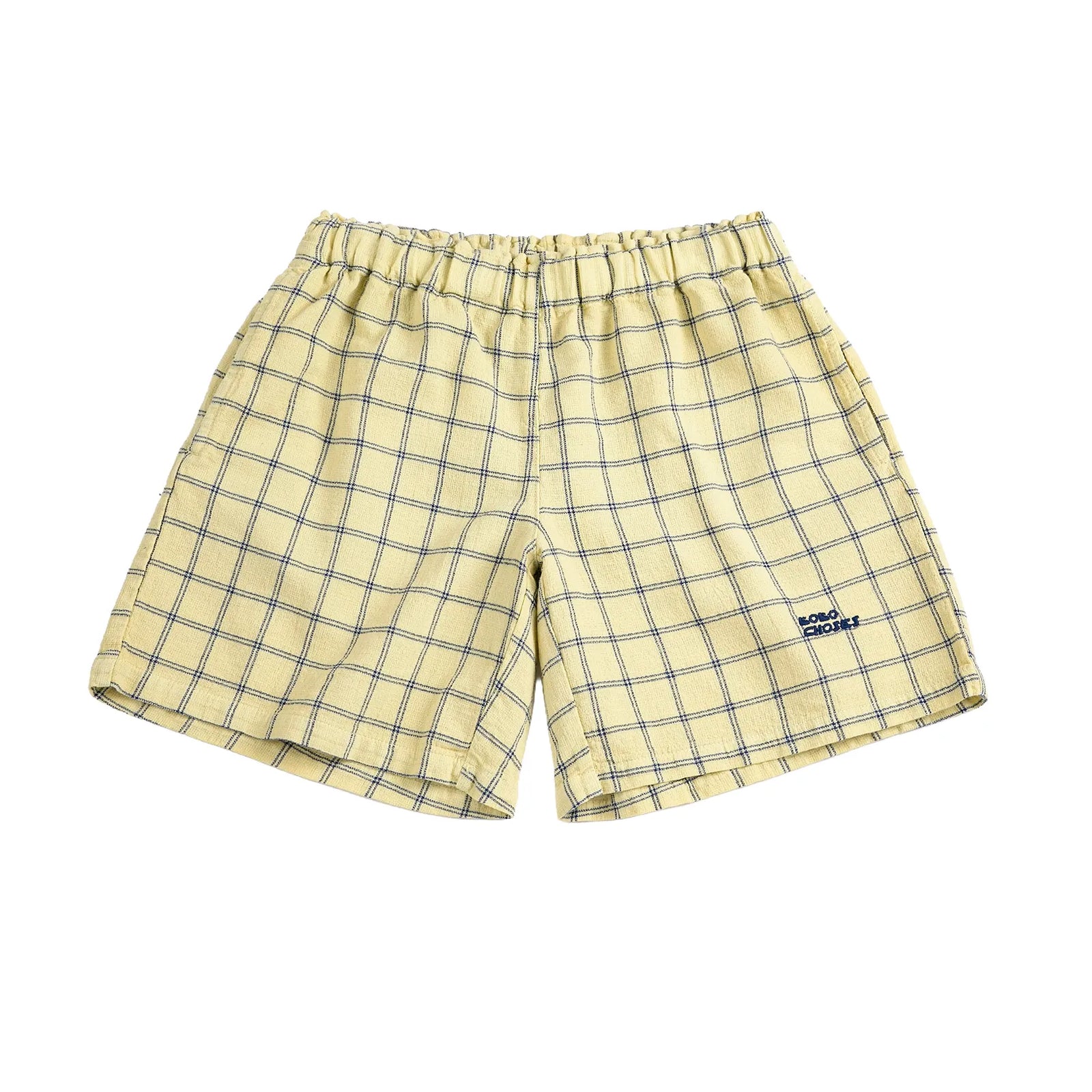 Spicy Window Pane Woven Bermuda Shorts