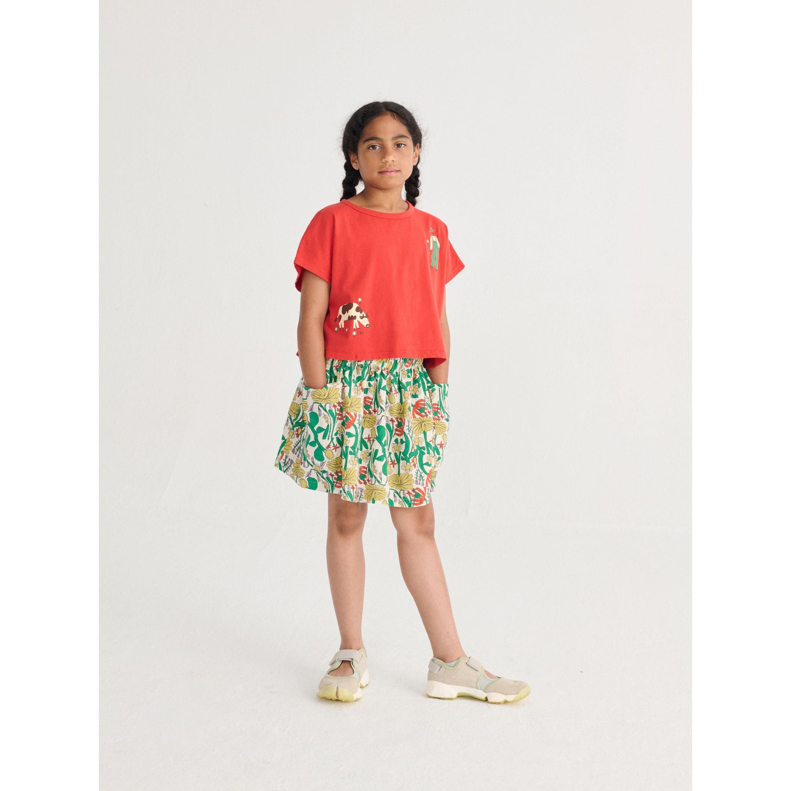 Color Herbalist All Over Woven Skirt