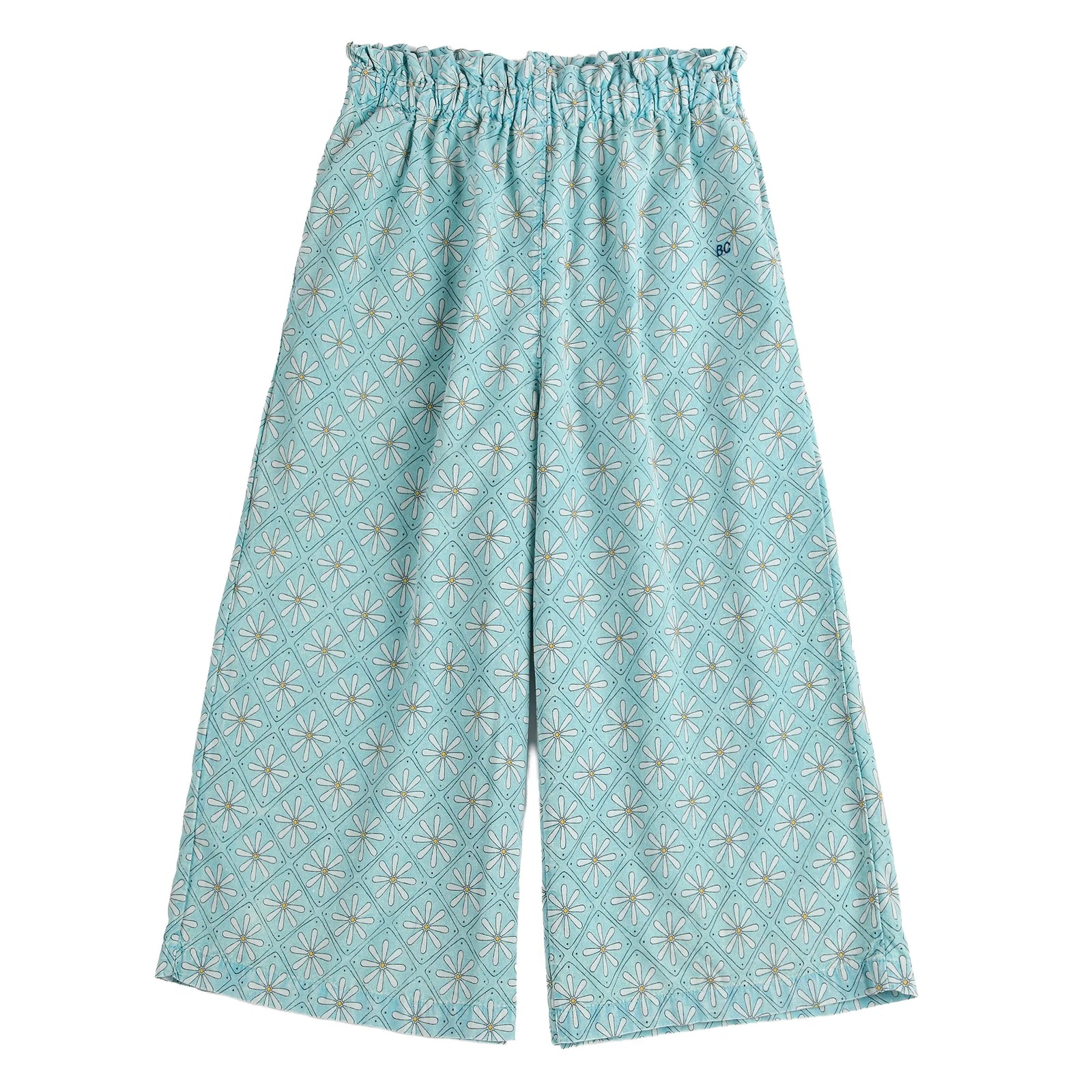 Daisy Mosaic All Over Woven Culotte Pants