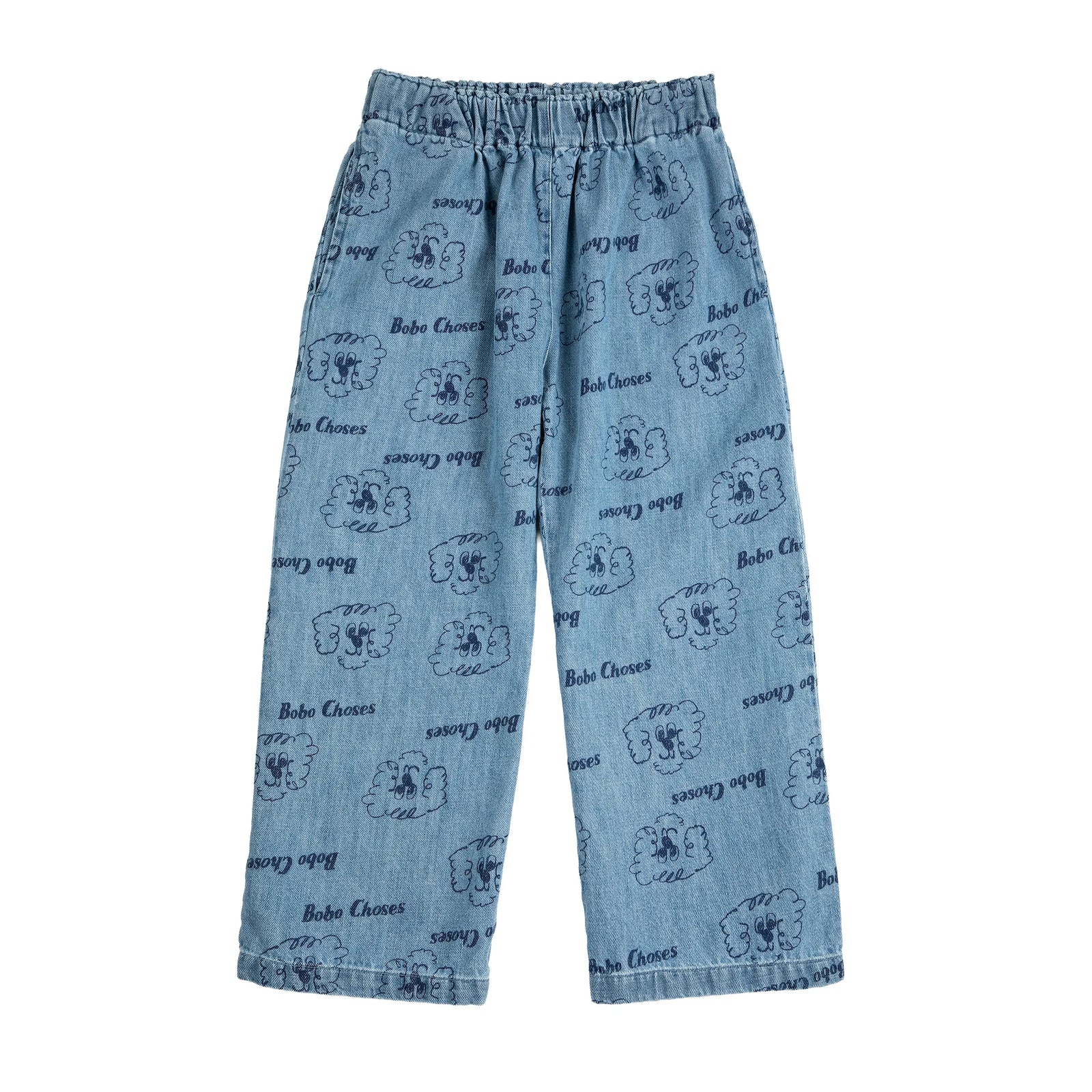 Pickles The Dog All Over Light Denim Pants