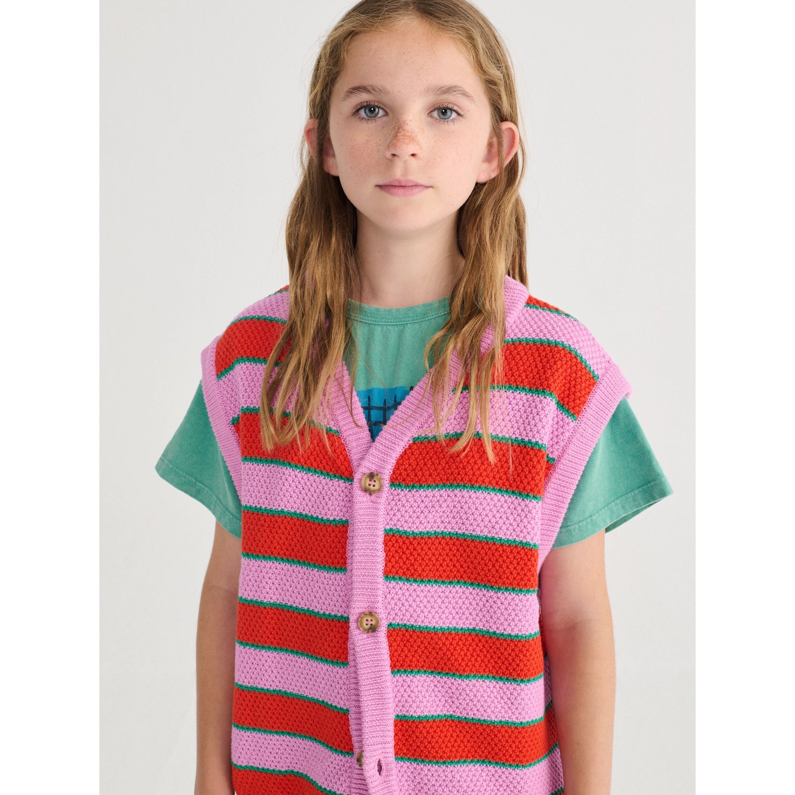 BC Striped Knitted Vest