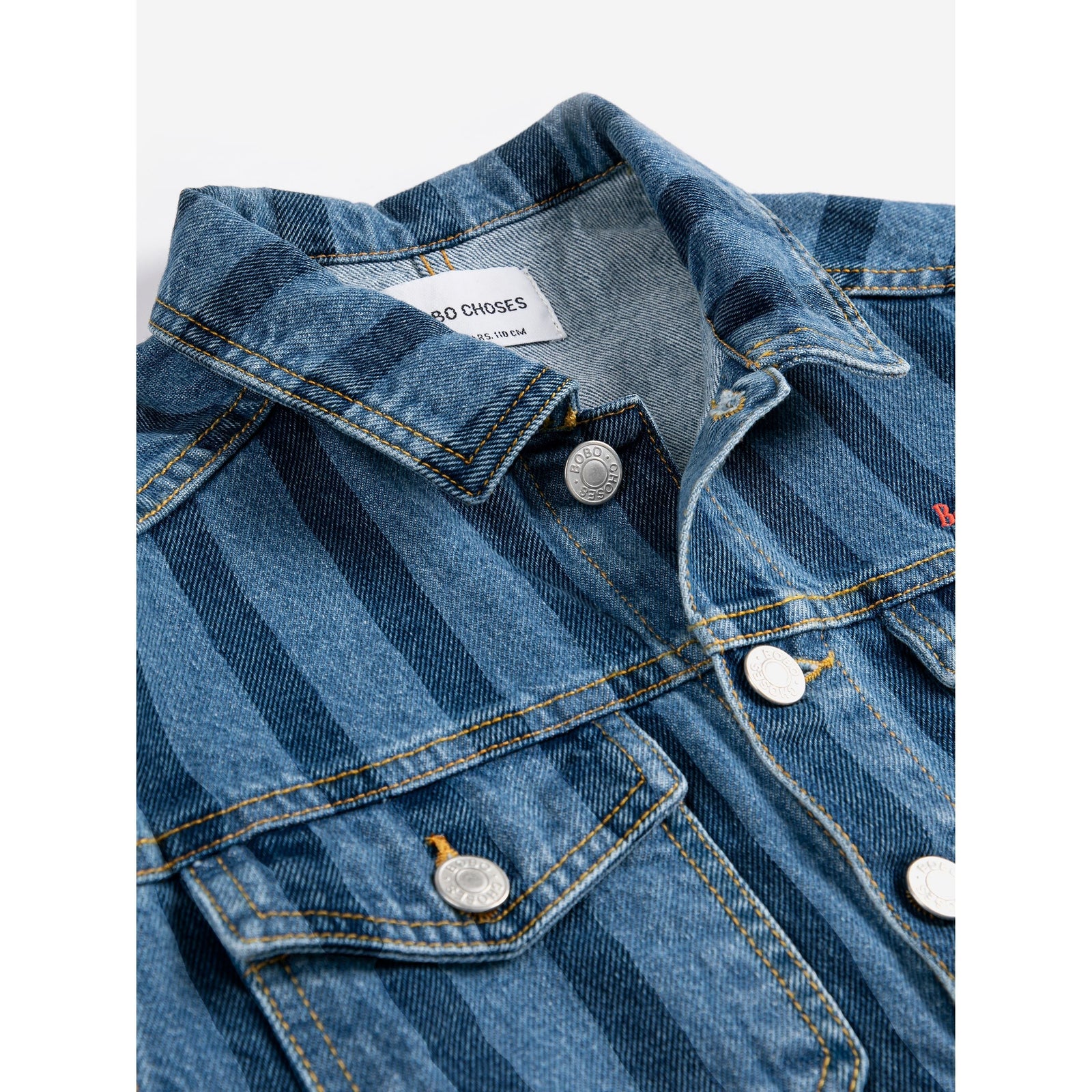 Bobo Choses Striped Denim Jacket