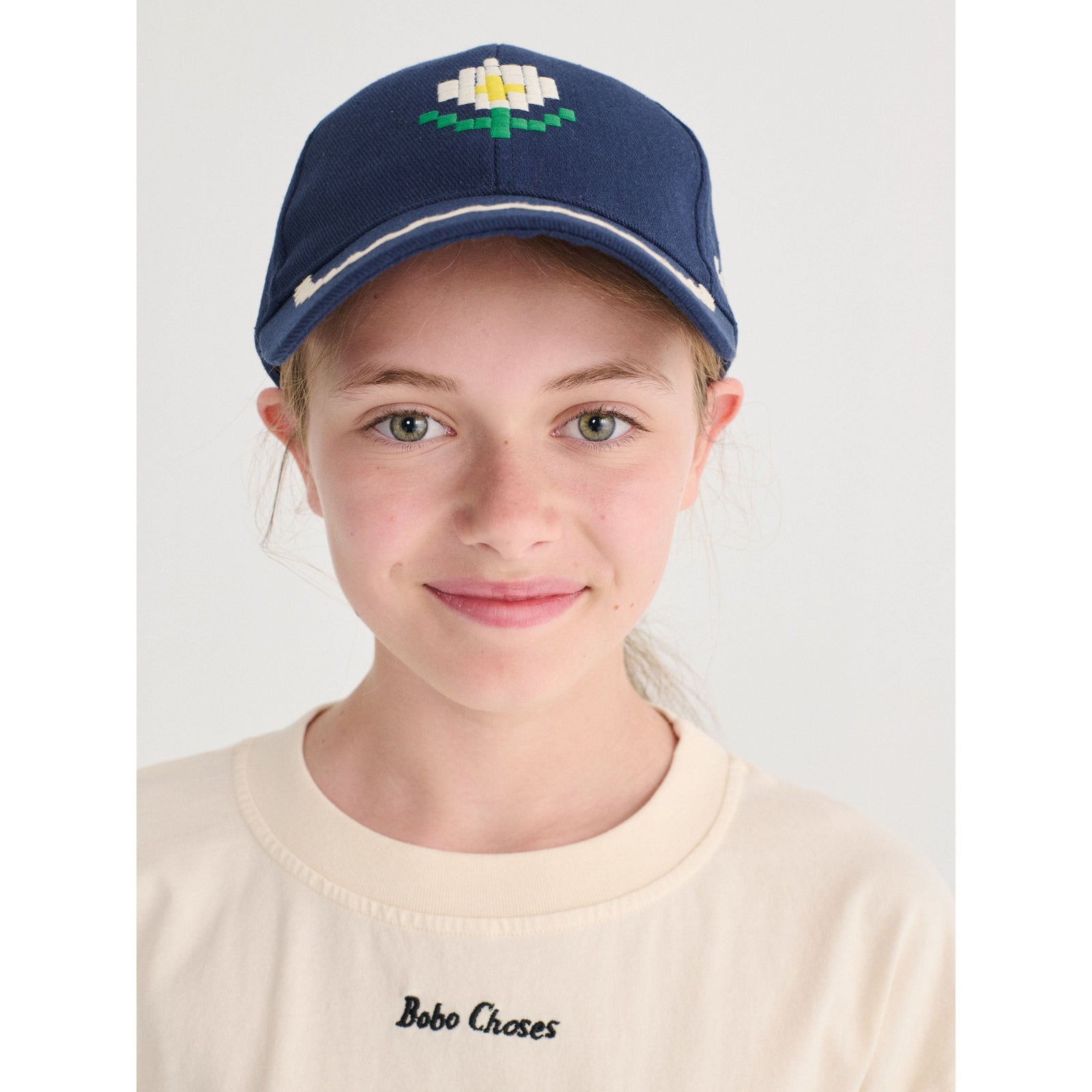 Pixel Daisy Twill Cap