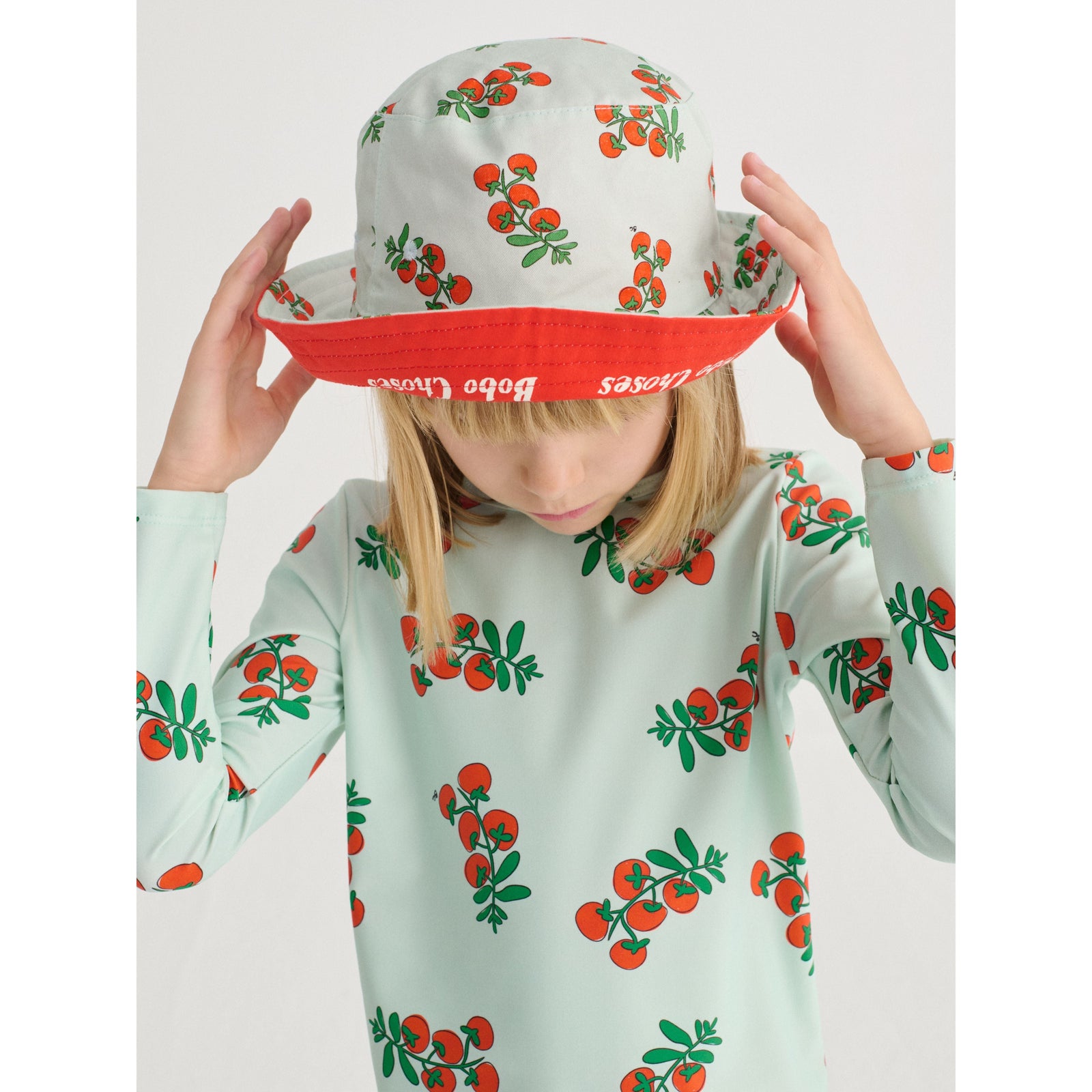 Juicy Tomatoes All Over Reversible Hat