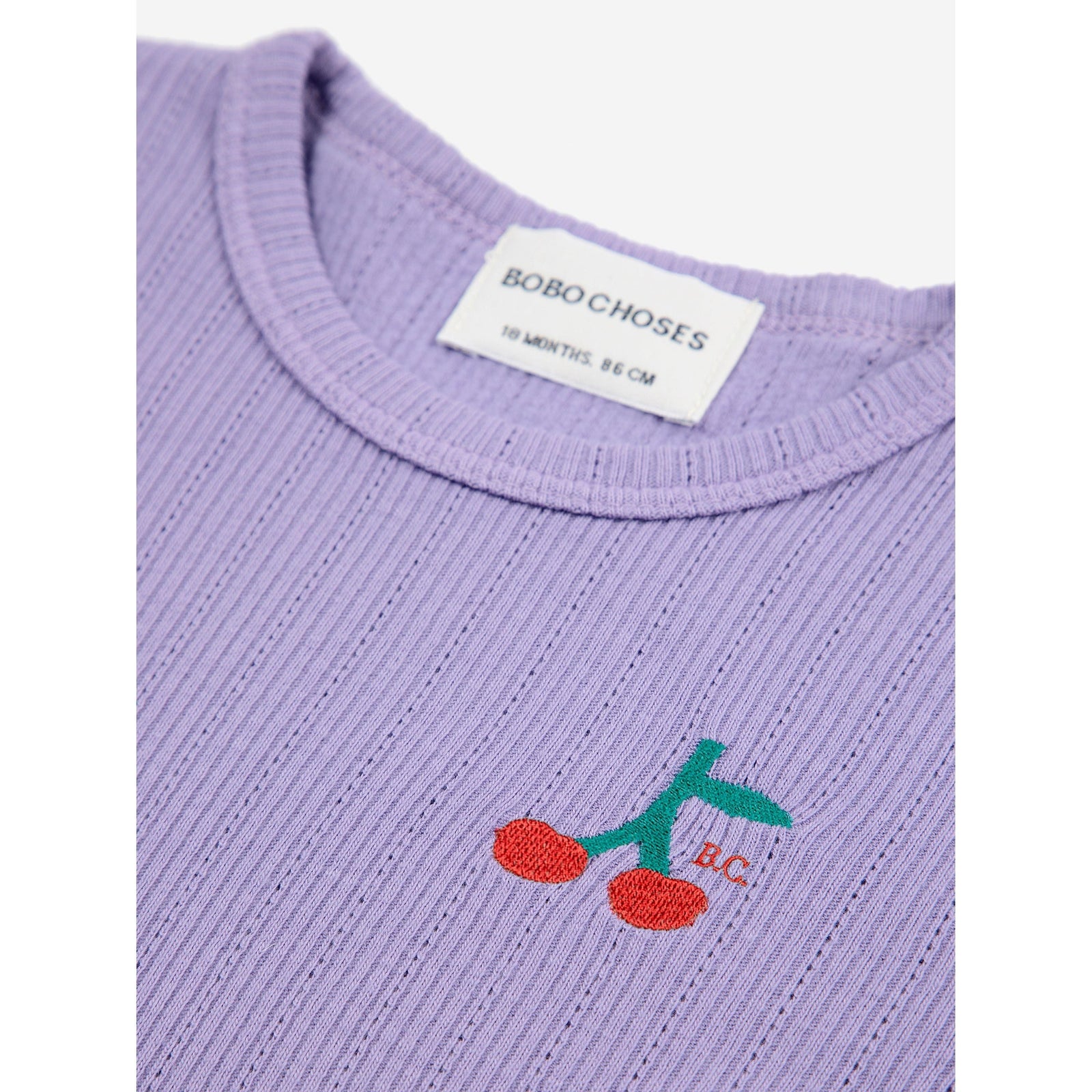 Baby Cherry Long Sleeve Tight T-Shirt