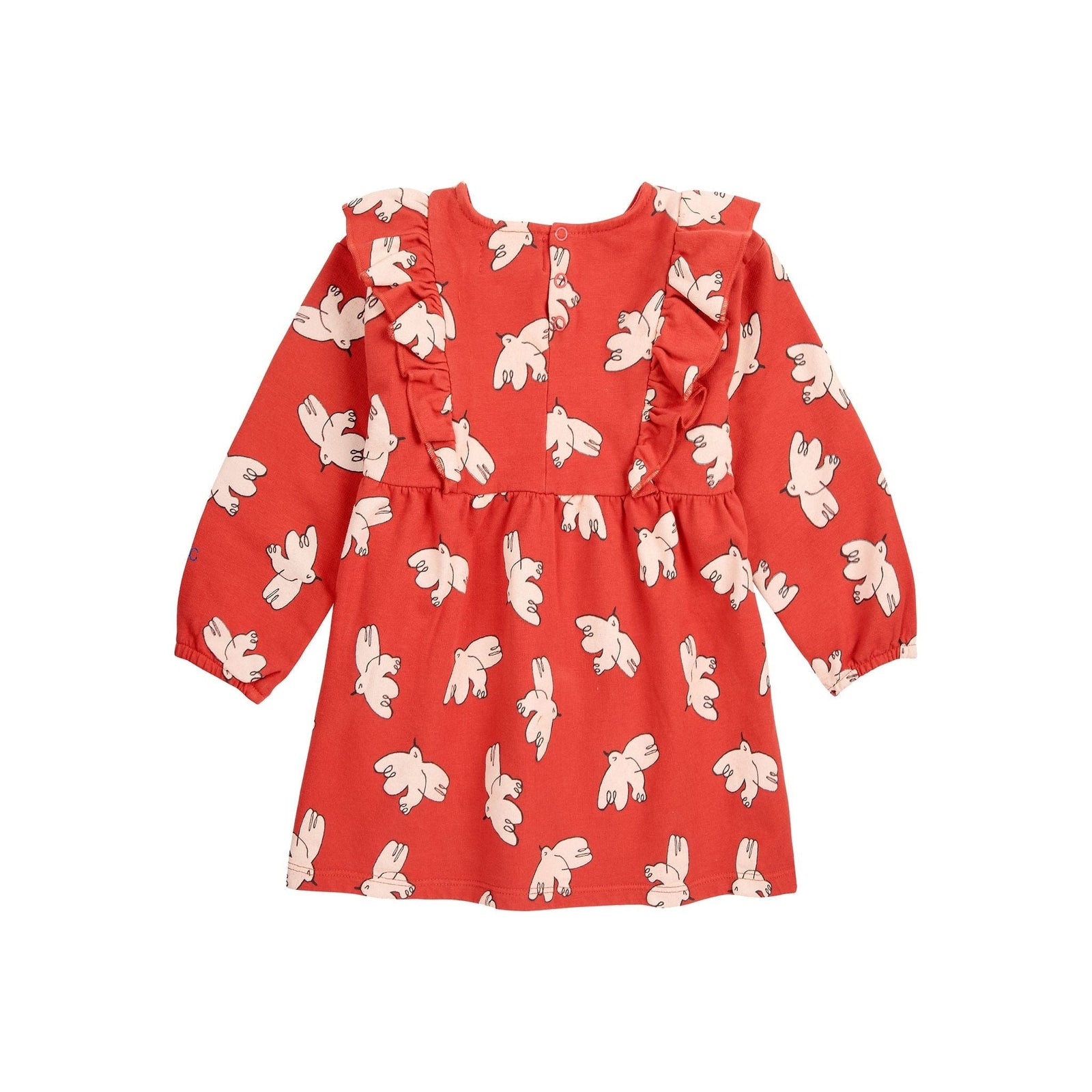 Baby Freedom Bird All Over Ruffle Dress