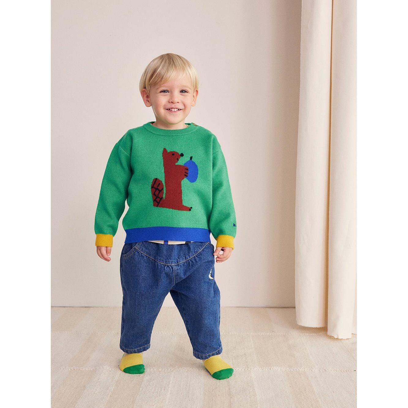 Baby Beneath The Moon Denim Baggy Pants