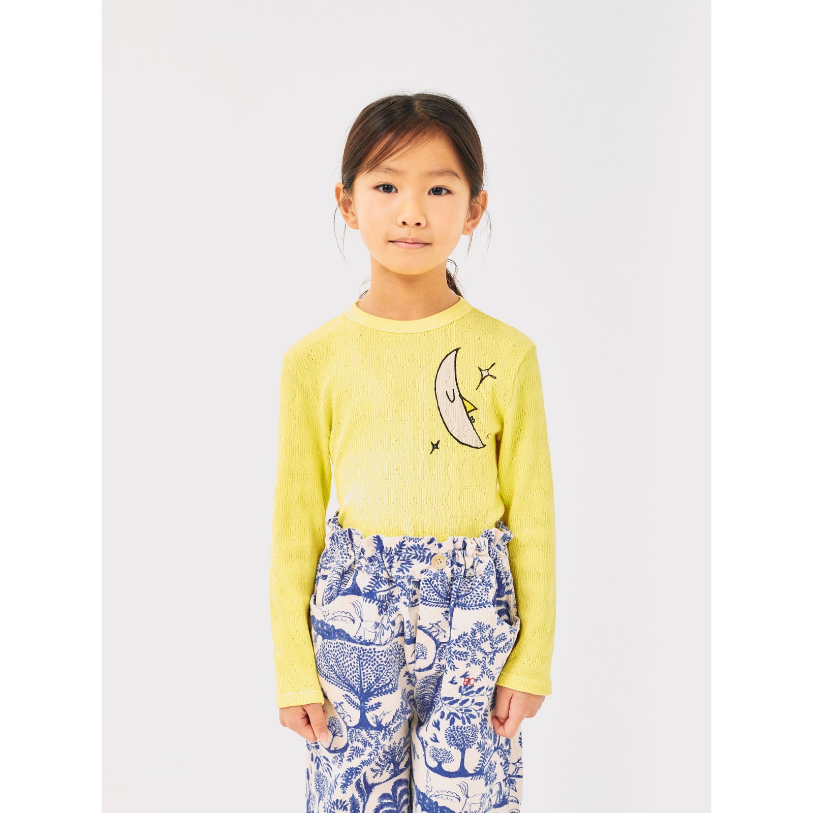 Wonderland All Over Micro Corduroy Paperbag Pants