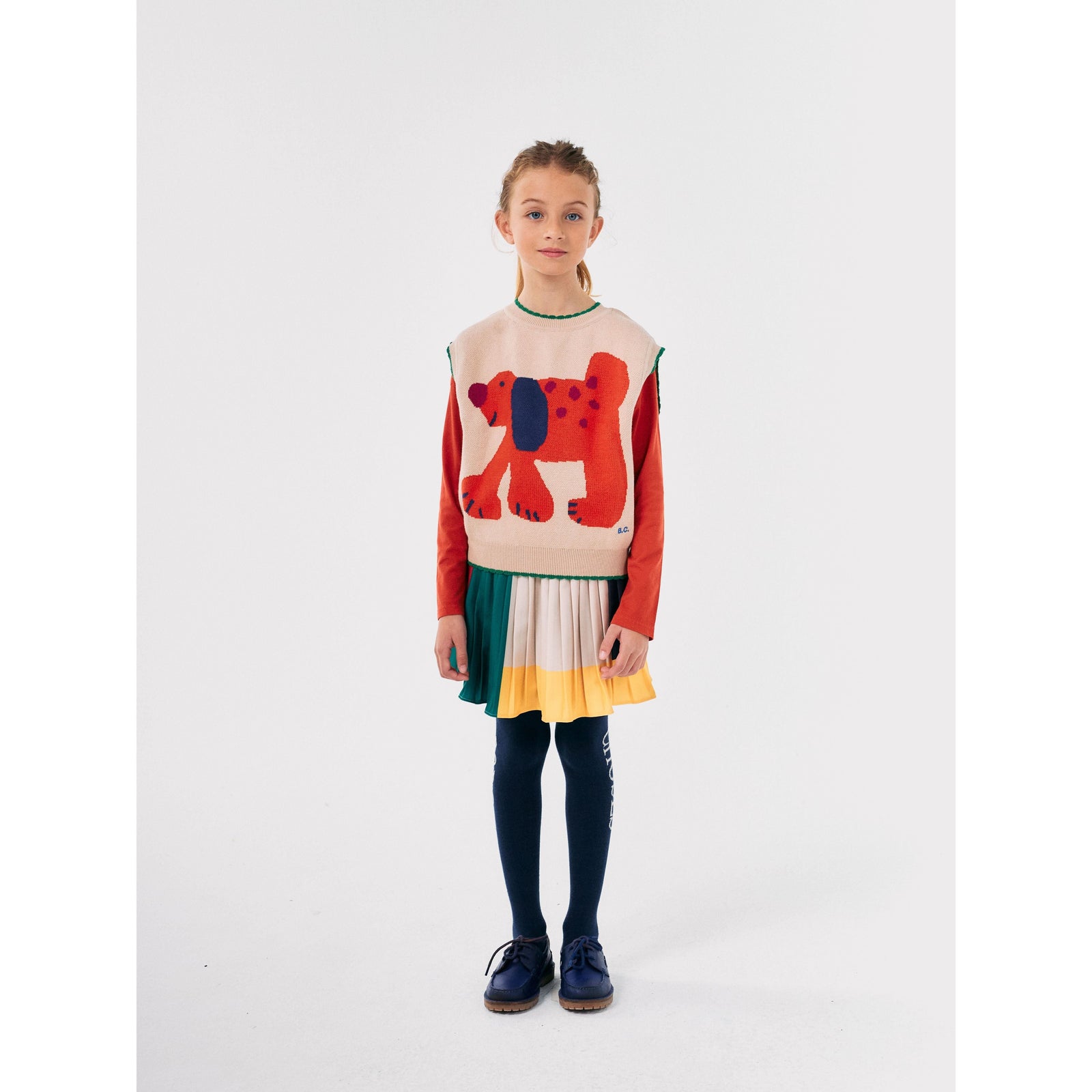 Fairy Dog Jacquard Knitted Vest