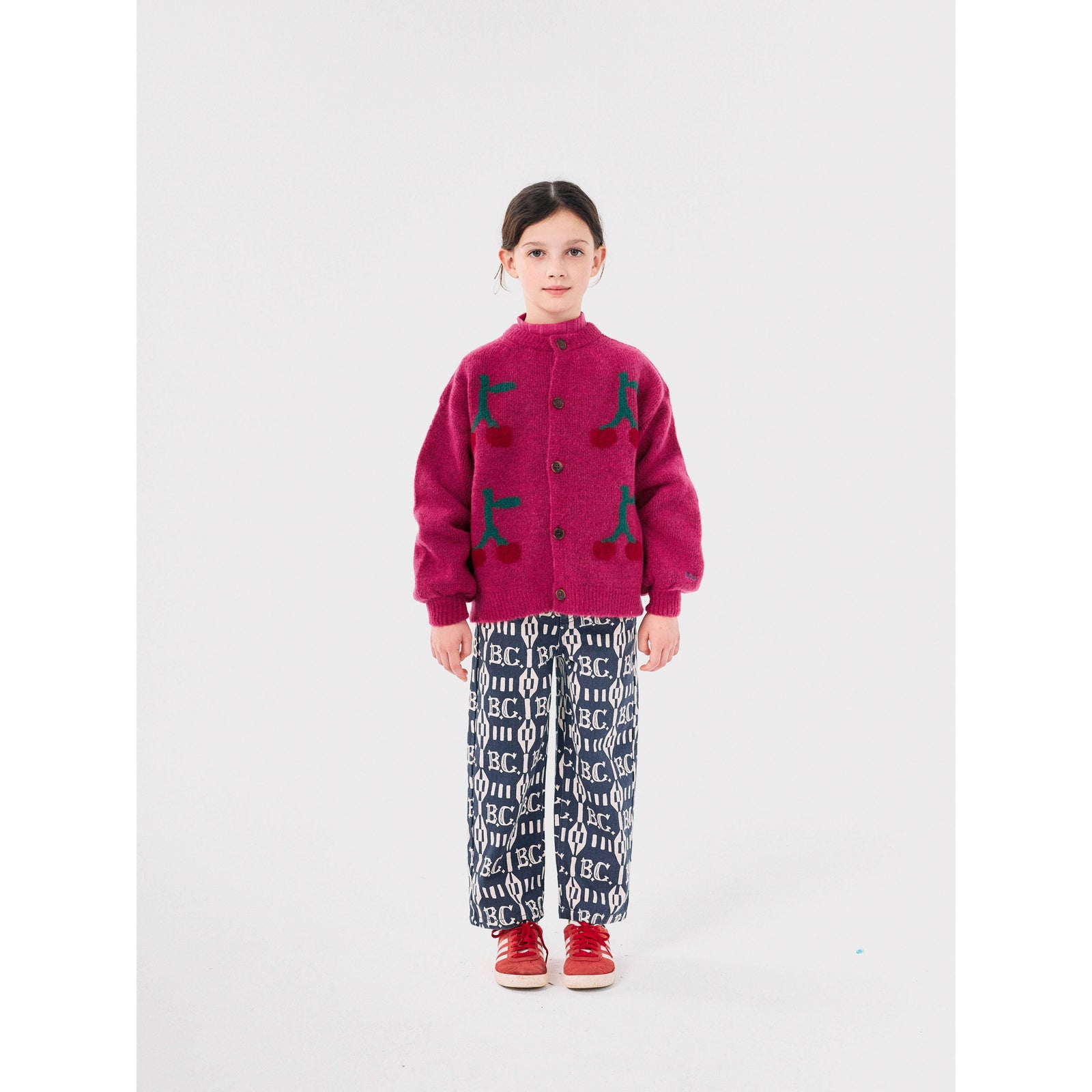 Bobo Cherry Intarsia Cardigan