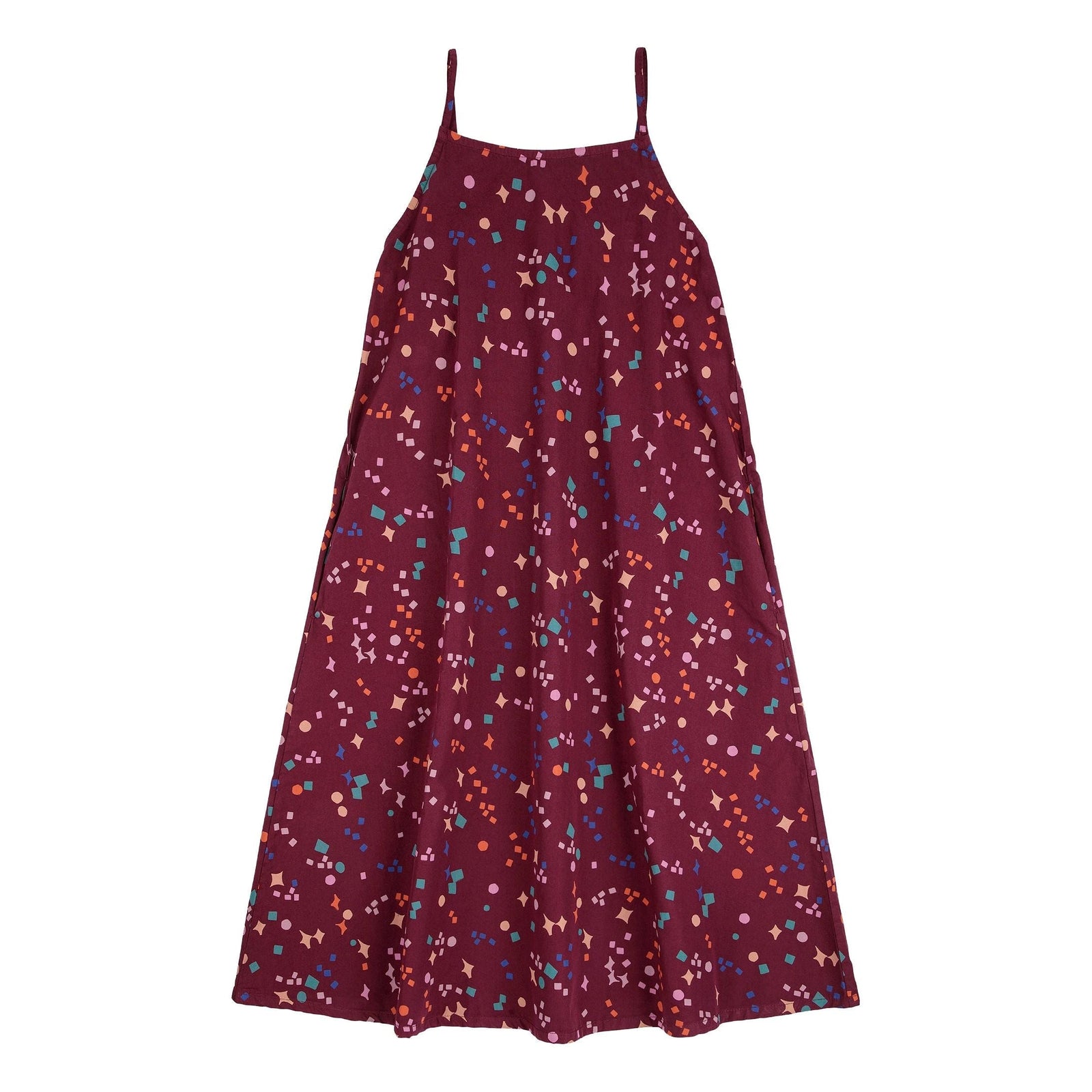 Sparkles All Over Strap Woven Dress