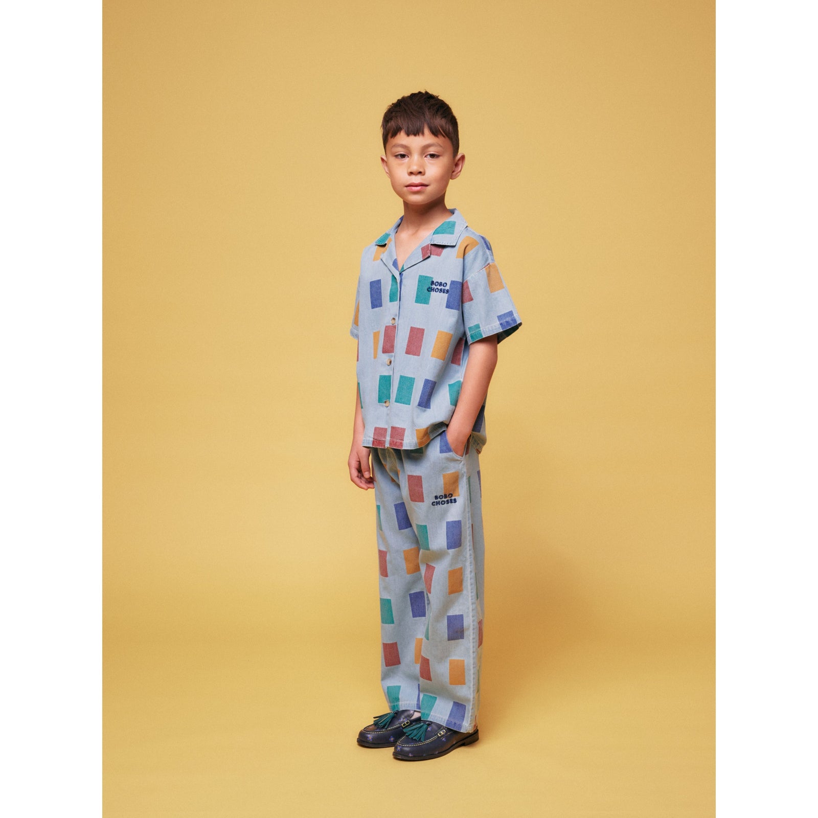 Color Game All Over Baggy Pants