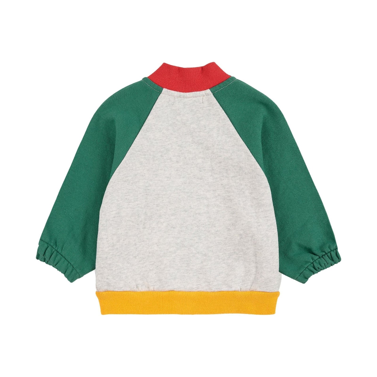 Baby Tic Tac Toe Color Block Zipped Sweatshirt