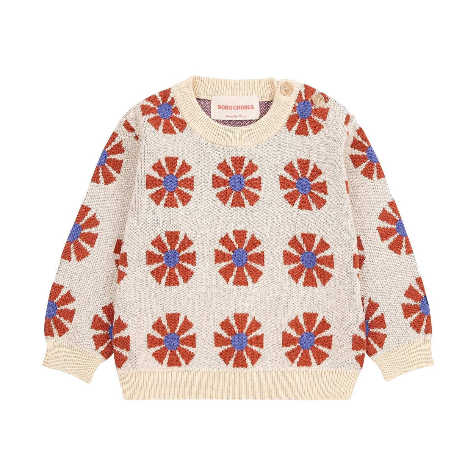 Baby Kaleidoscope All Over Jacquard Jumper