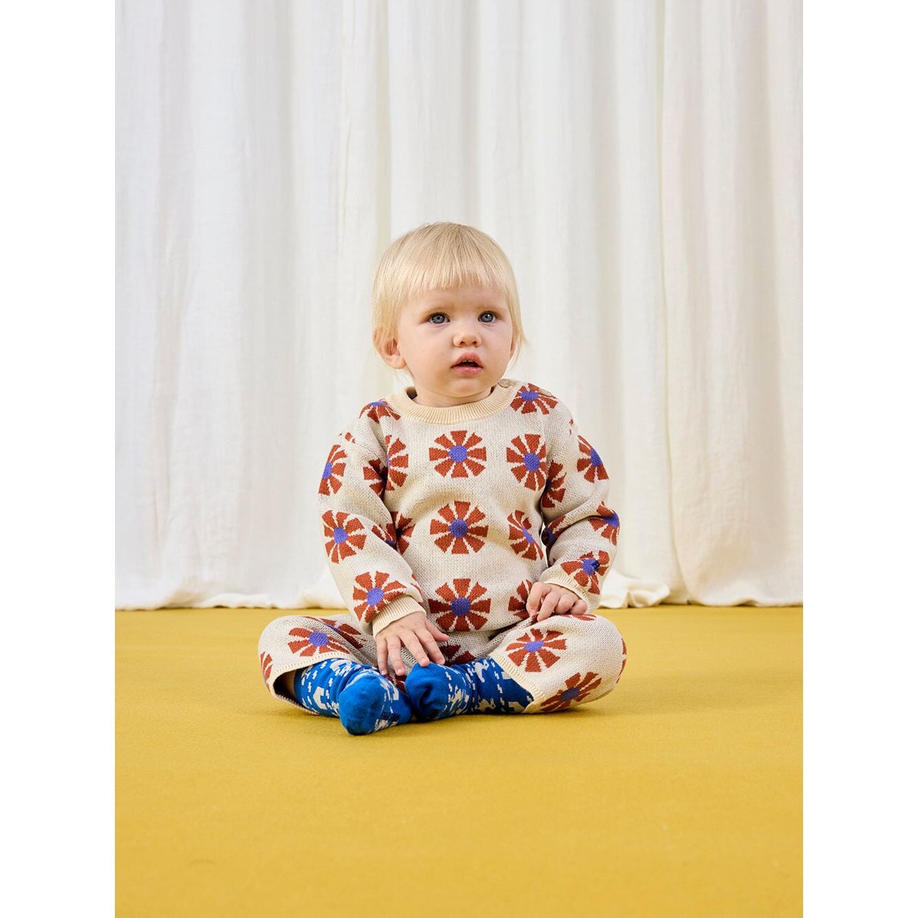 Baby Kaleidoscope All Over Jacquard Knitted Pants