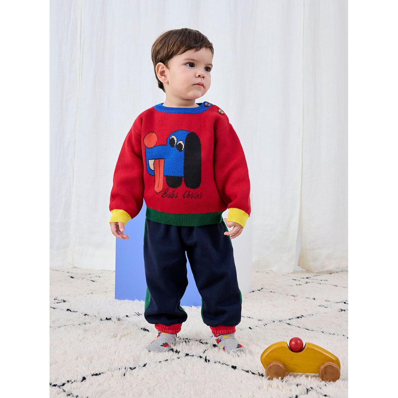 Baby Doggy Mate Jacquard Jumper