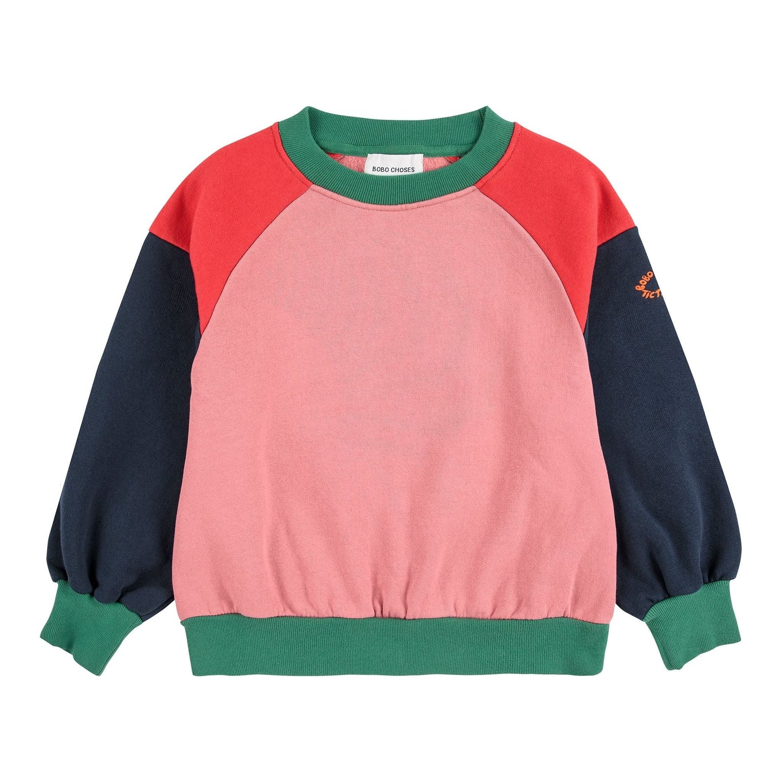 Tic Tac Toe Color Block Sweatshirt
