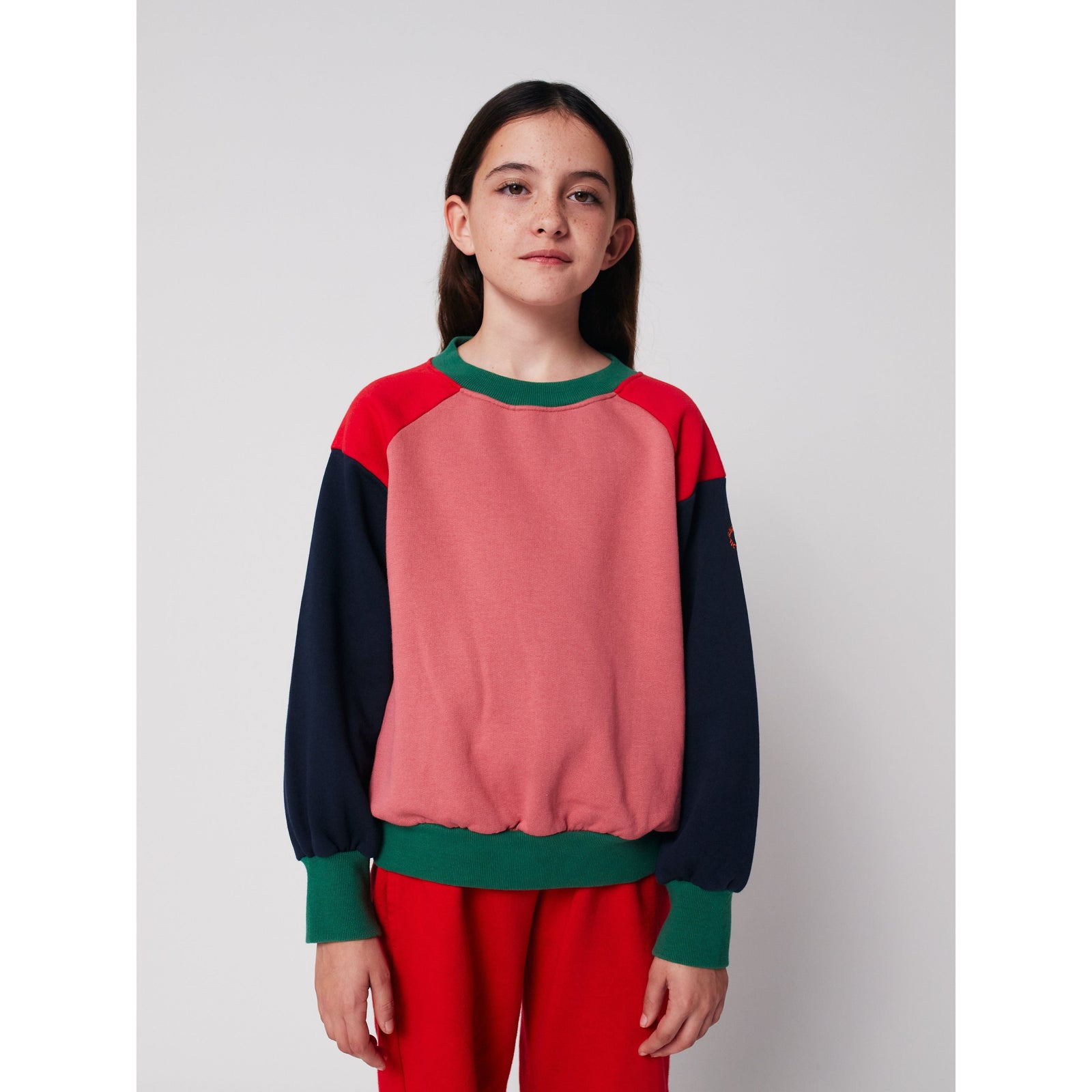 Tic Tac Toe Color Block Sweatshirt