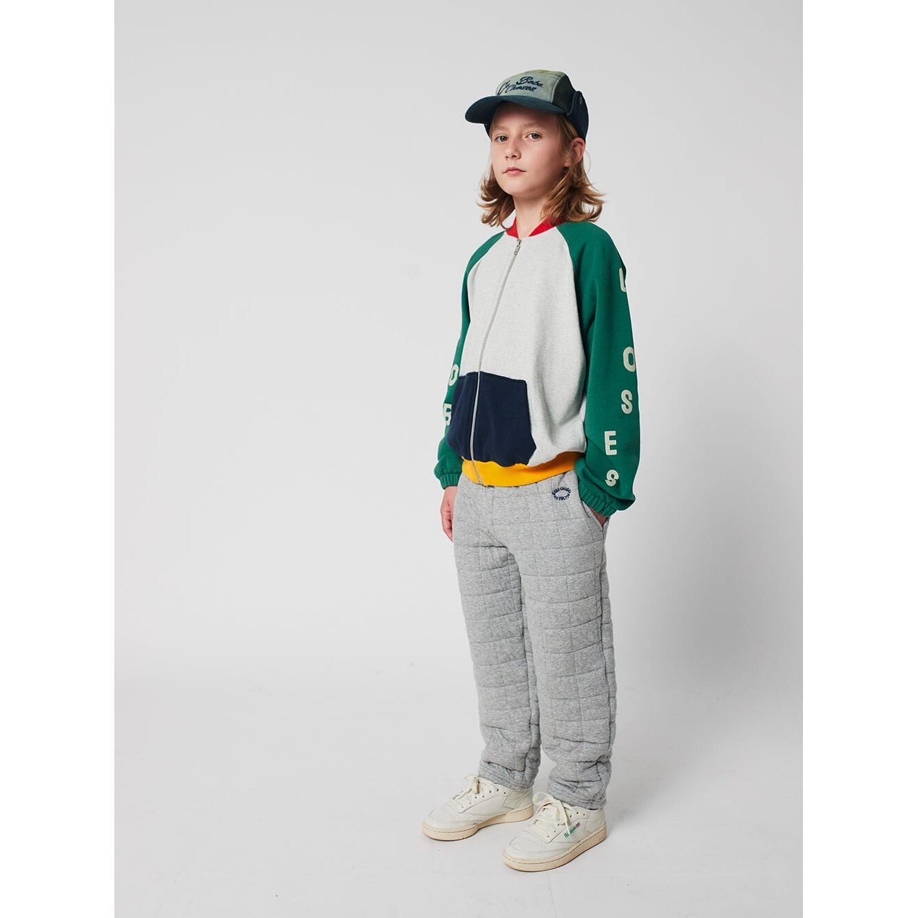Bobo Choses Color Block Zipped Sweatshirt