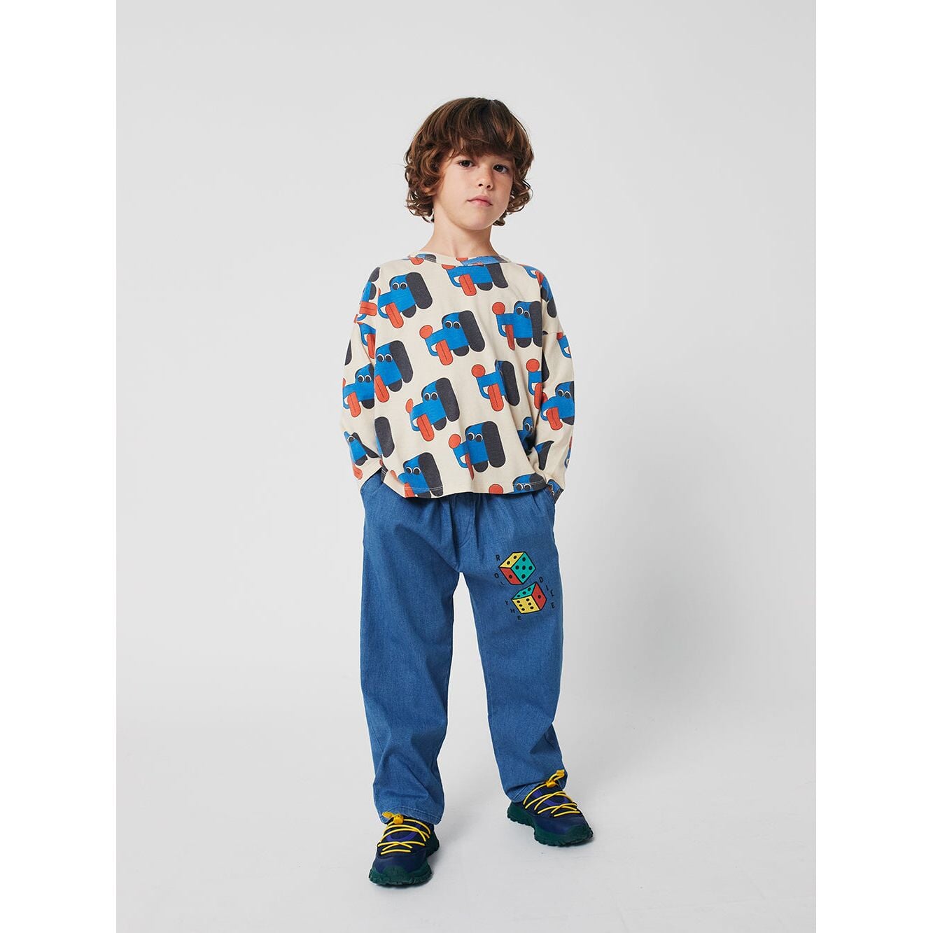 Roll The Dice Light Denim Pants