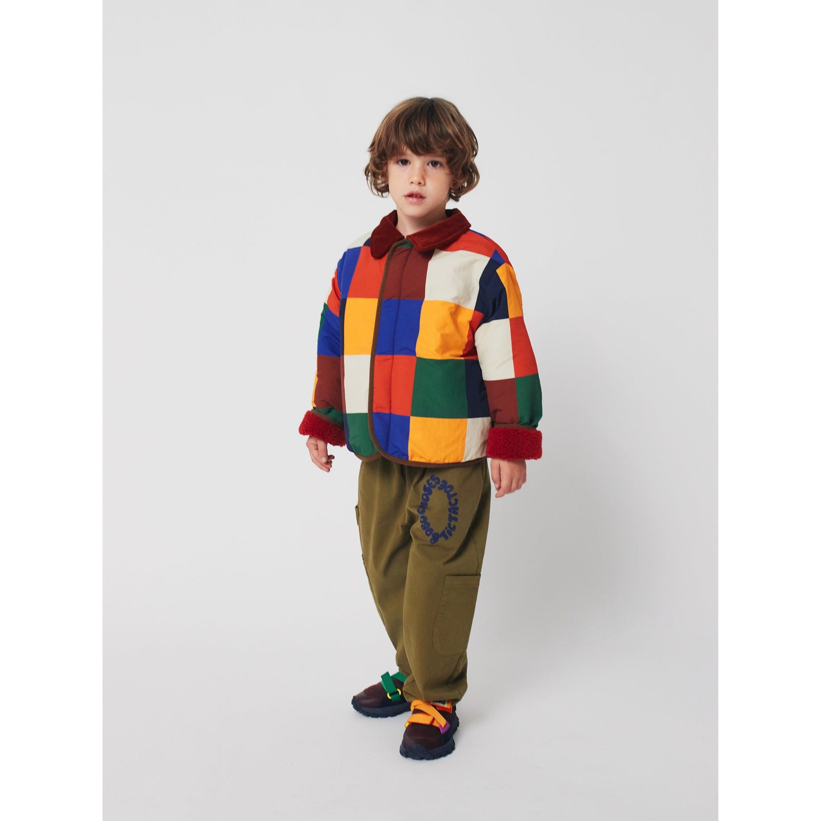 Tic Tac Toe Woven Cargo Pants