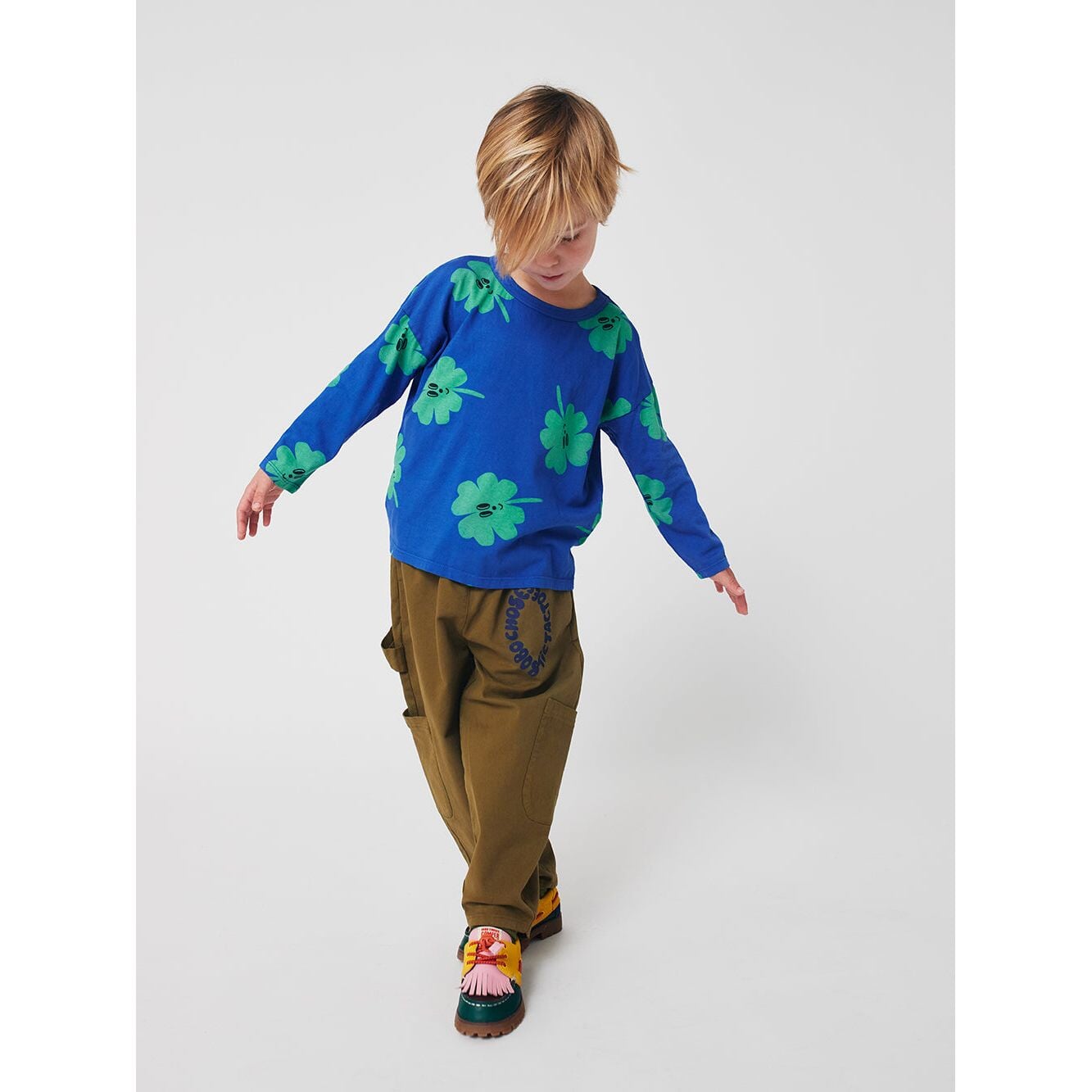 Tic Tac Toe Woven Cargo Pants