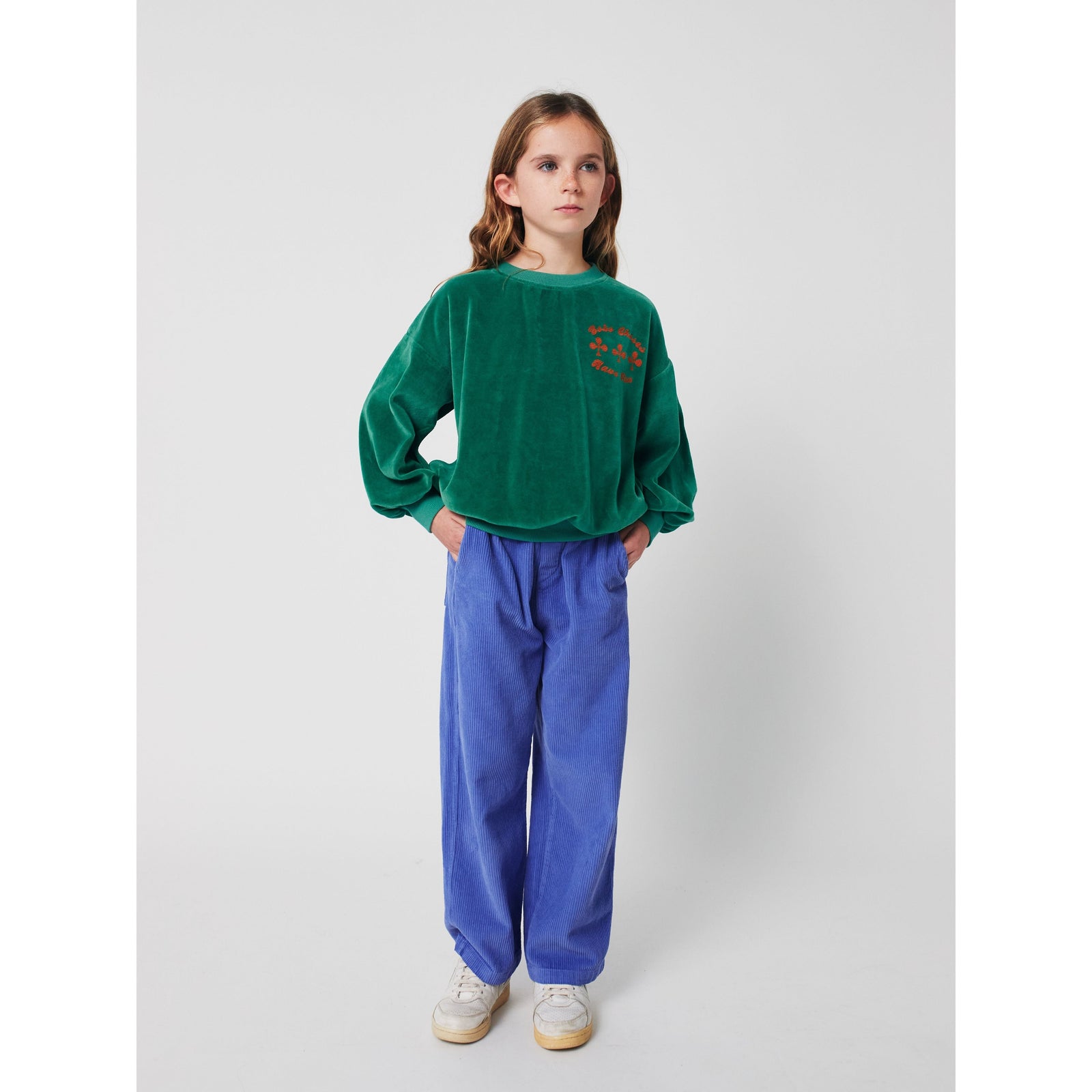 Bobo Choses Lilac Corduroy Pants