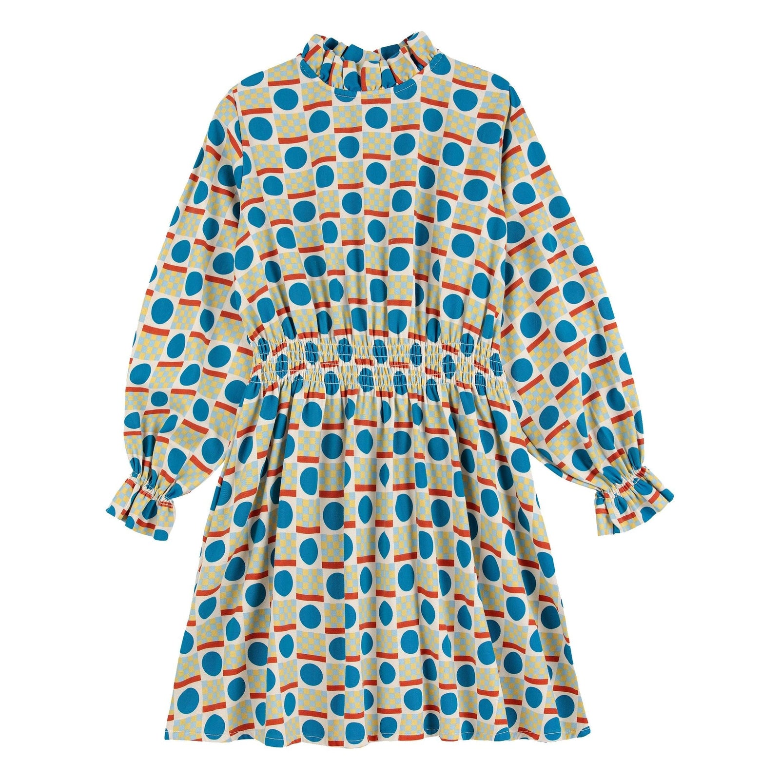 Geometric Scacs All Over Dress