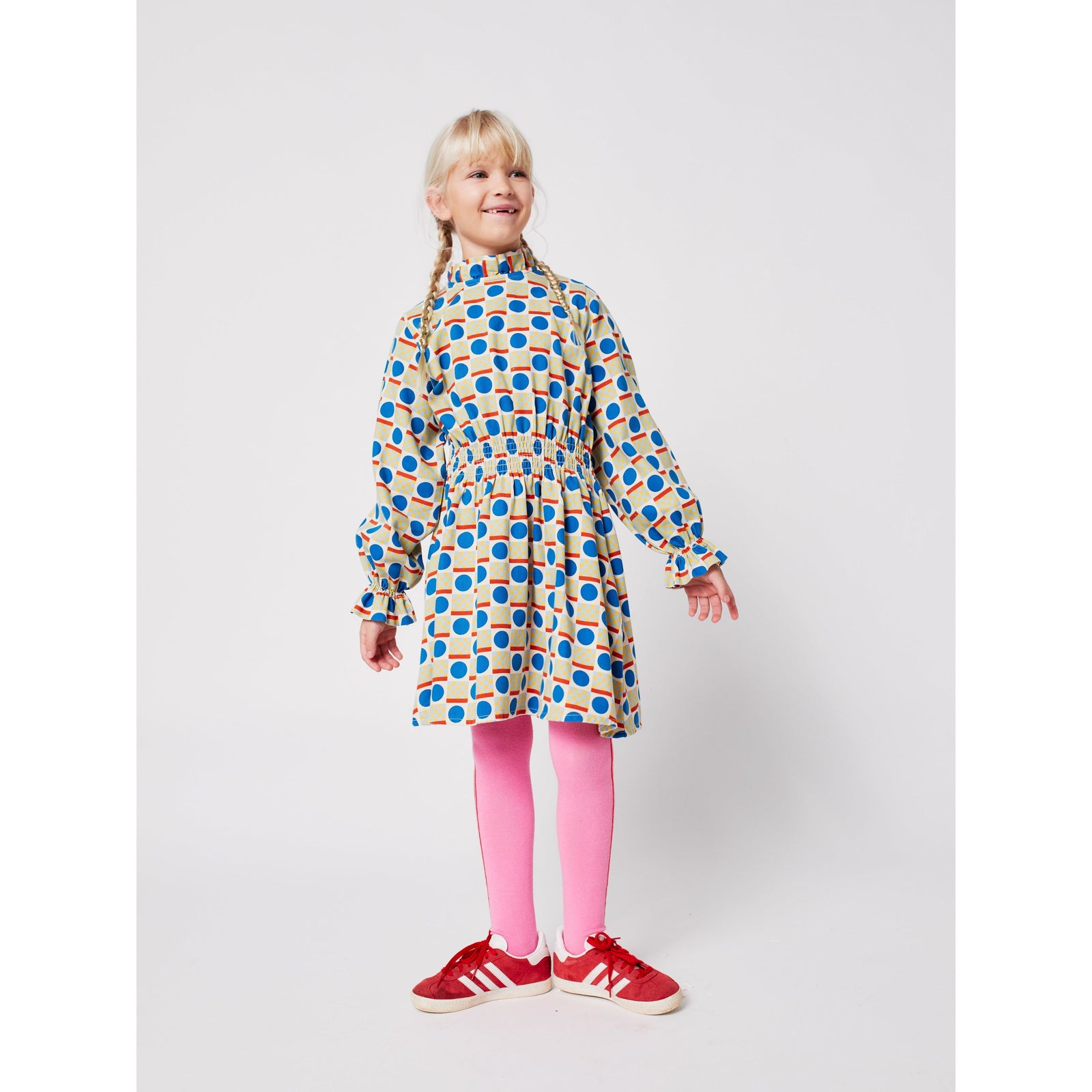 Geometric Scacs All Over Dress