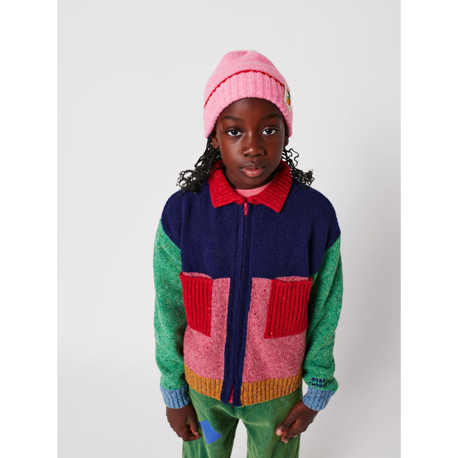 Bobo Choses Color Block Cardigan