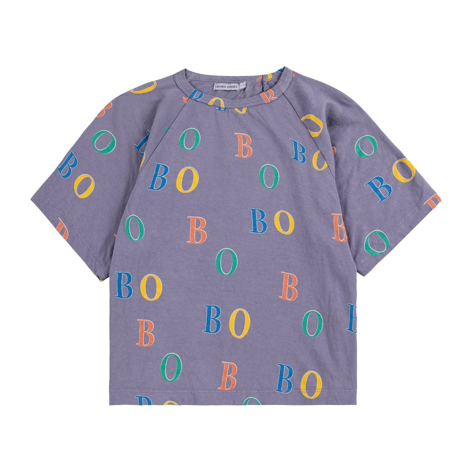 Multicolor Bobo All Over Ranglan T-Shirt