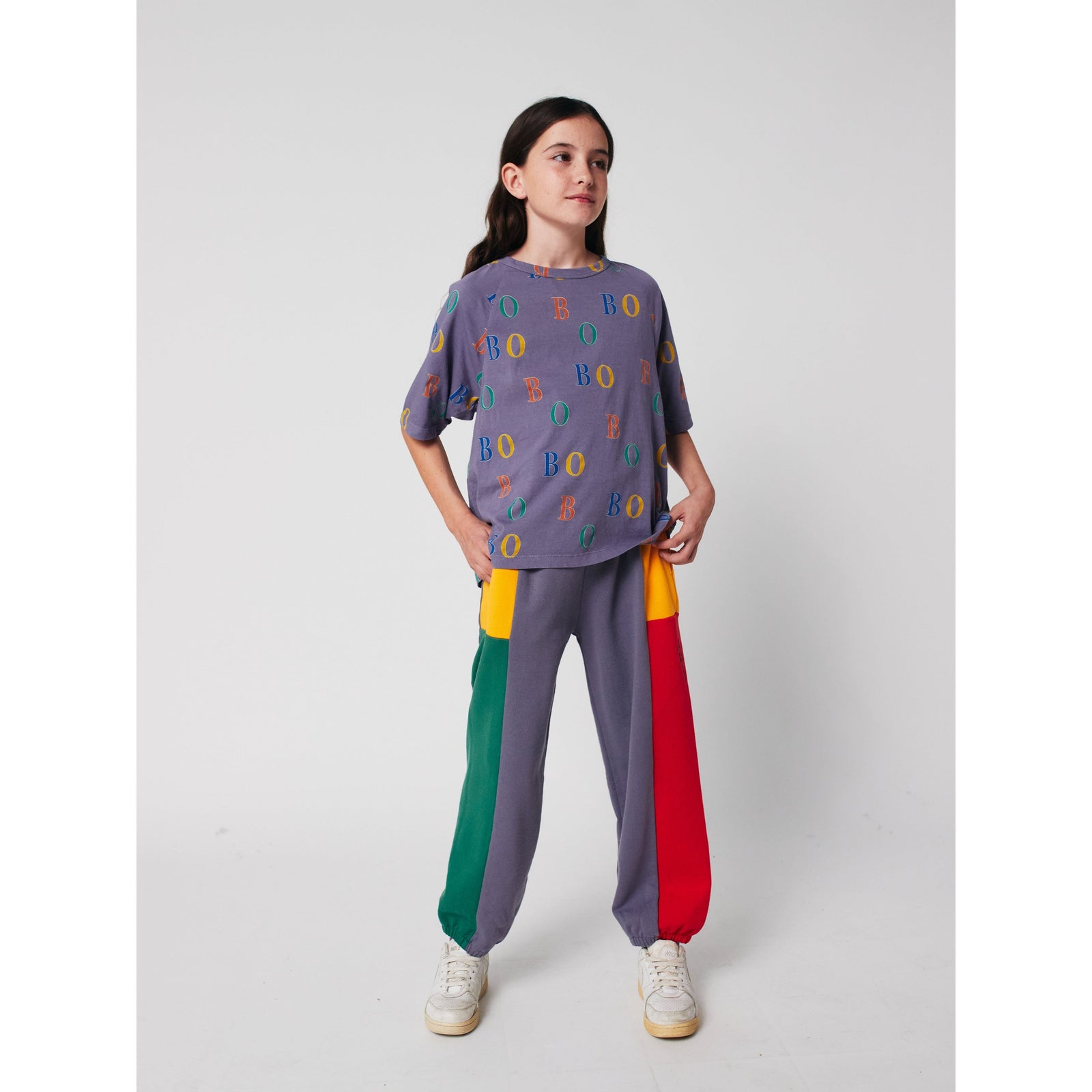 Multicolor Bobo All Over Ranglan T-Shirt