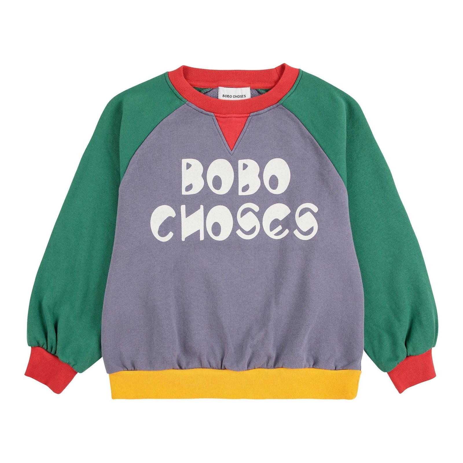 Bobo Choses Color Block Ranglan Sweatshirt
