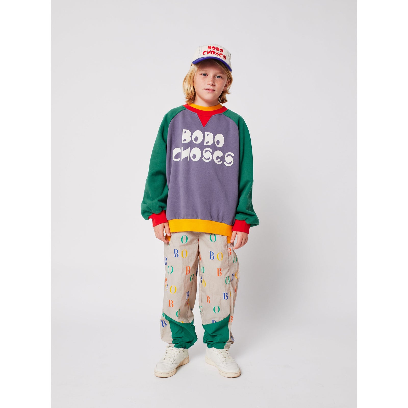 Bobo Choses Color Block Ranglan Sweatshirt