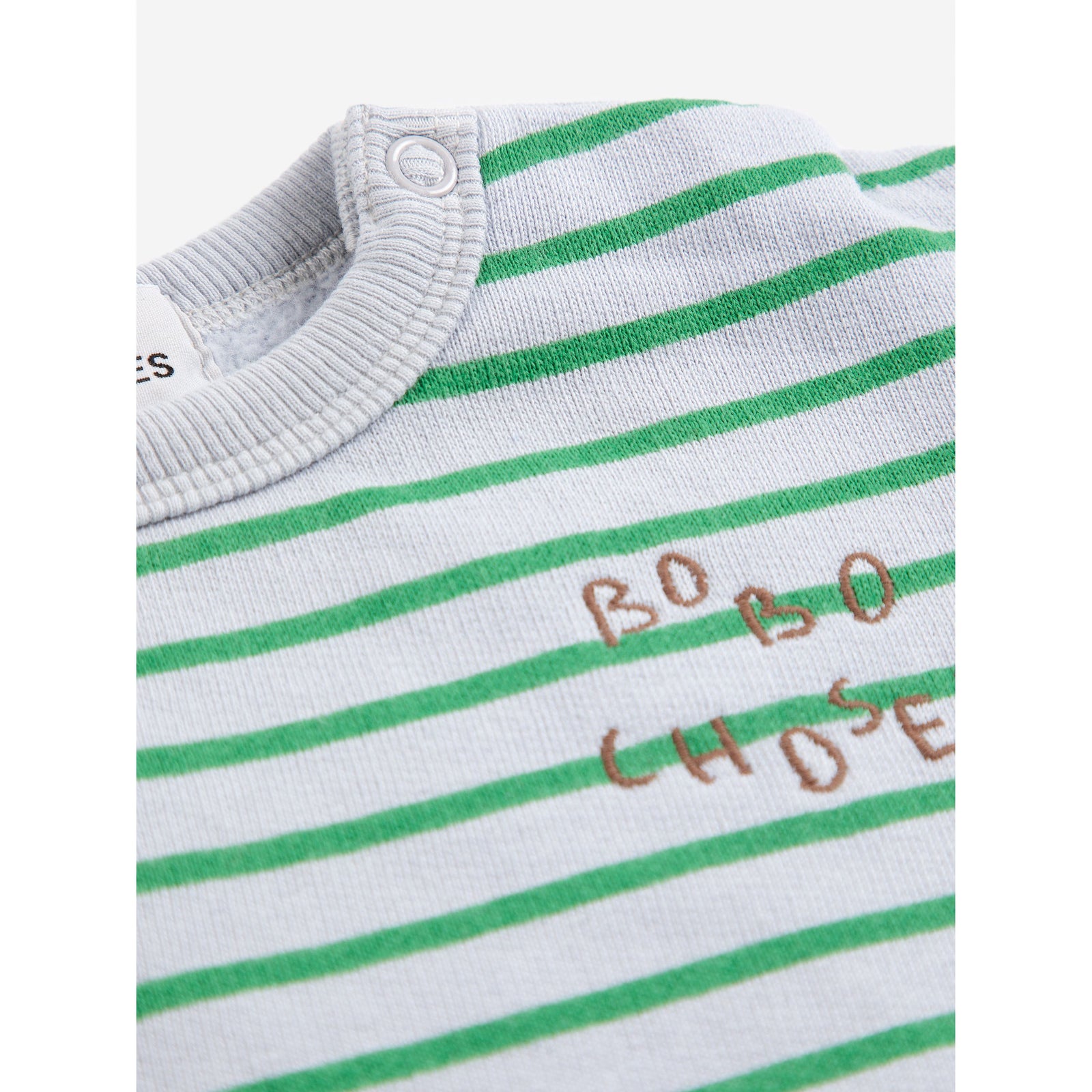 Bobo Choses Stripes Sweatshirt, All About Monsters collection, view 2
