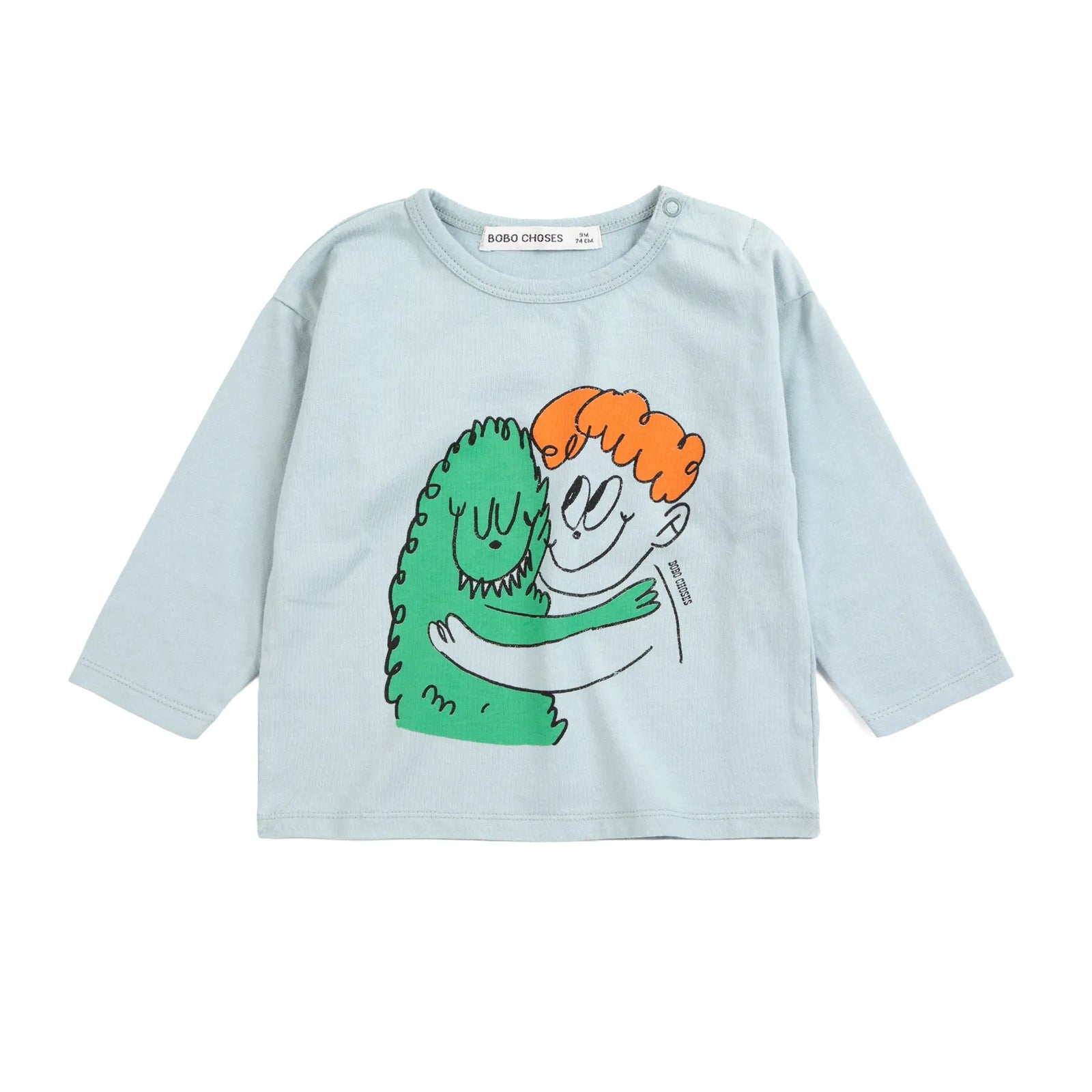 Bobo Choses Hug Hairy Monster T-Shirt, All About Monsters collection